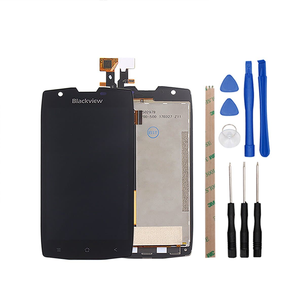 Ocolor Repair and Replacement LCD Display + Touch Digitizer for BlackView BV7000、BV7000 Pro (Black)