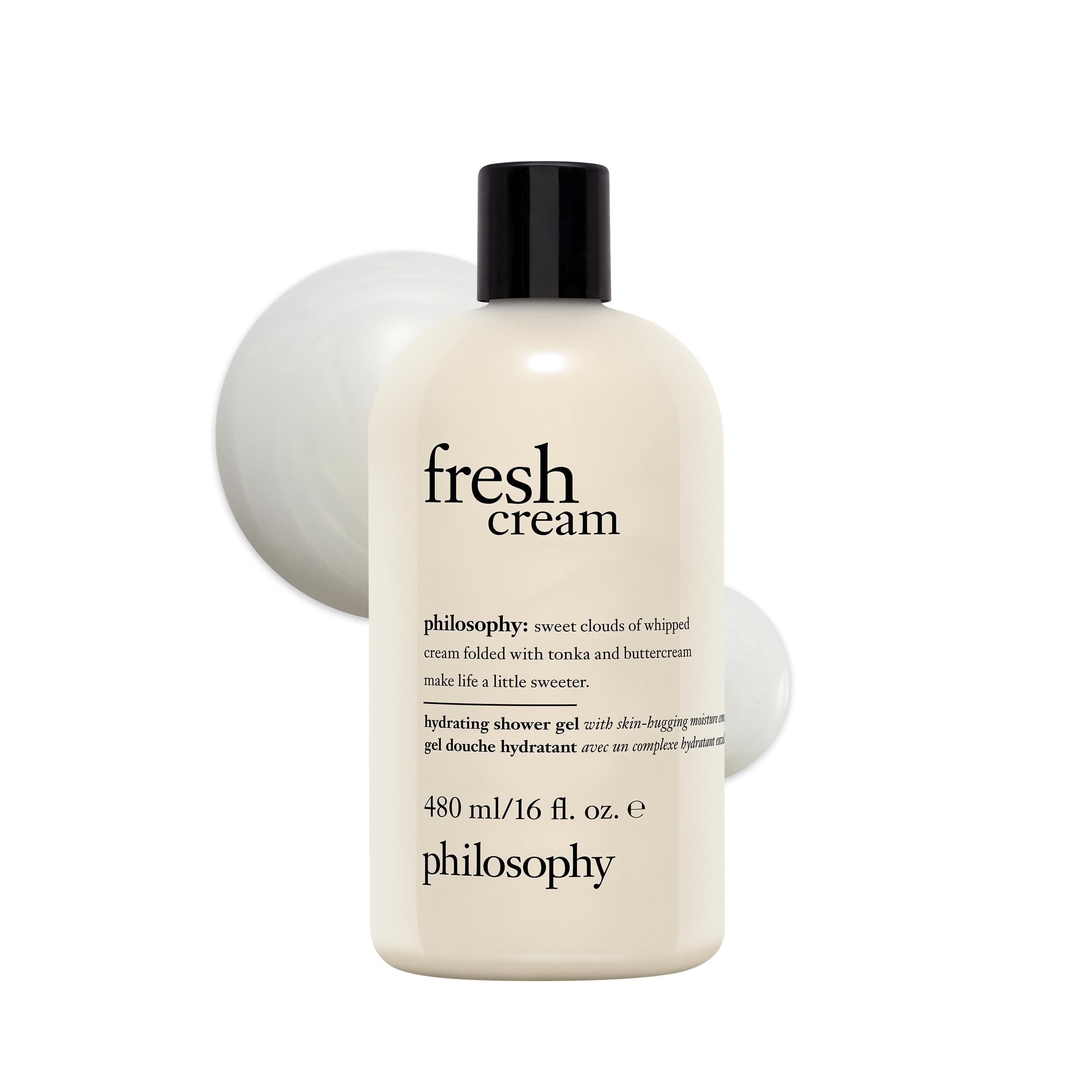 fresh cream hydrating shower gel
