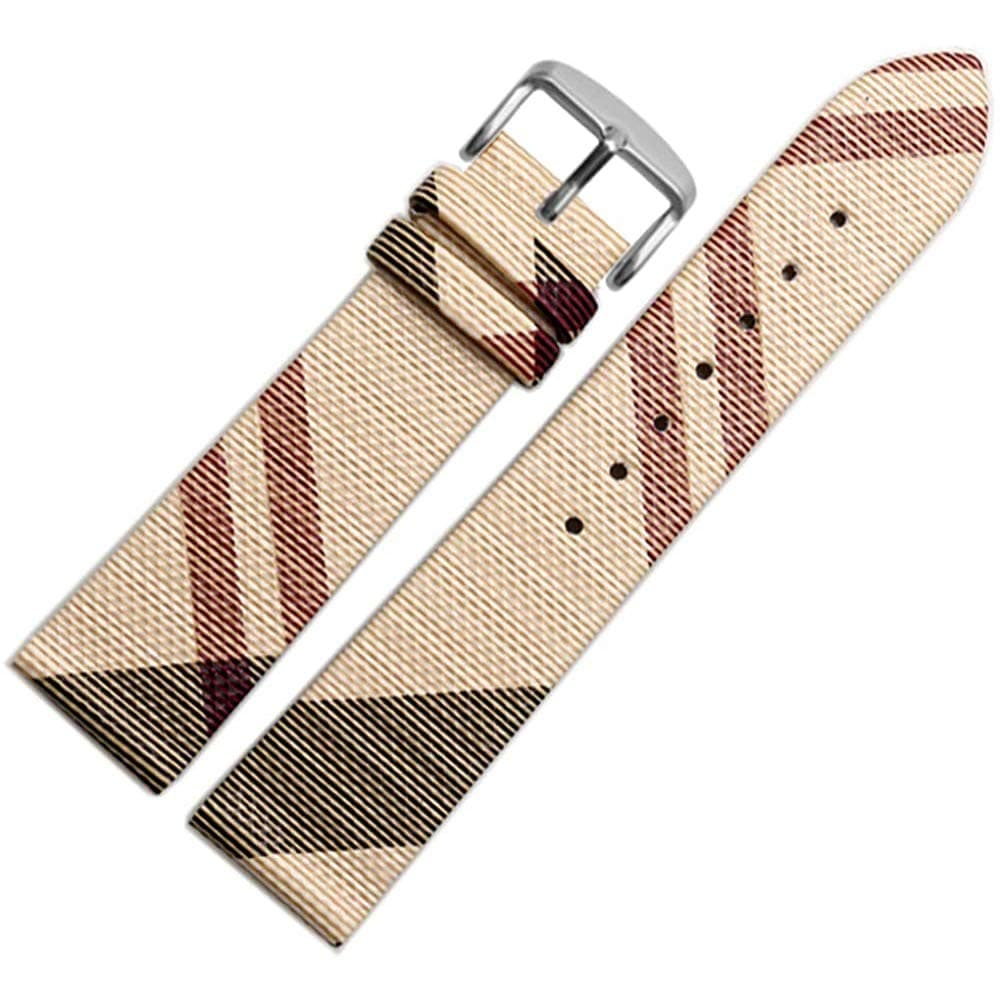 Calfskin Leather Watch Band Replacement Watch Strap Quick Release with Tool Fit for All Brands of Watch