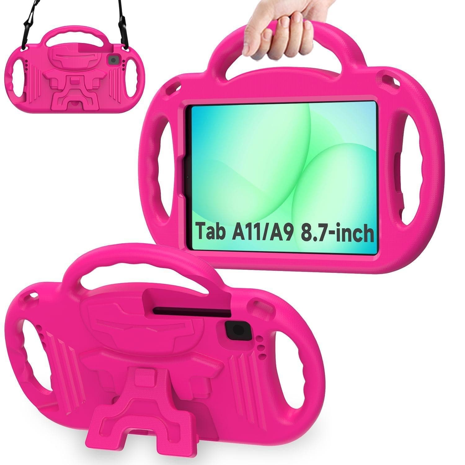 AVAWO Samsung Galaxy Tab A7 lite Case Kids with Shoulder Strap