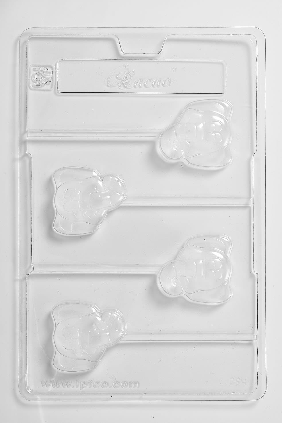 Elephant Lolly Chocolate Mould 4 Cavity