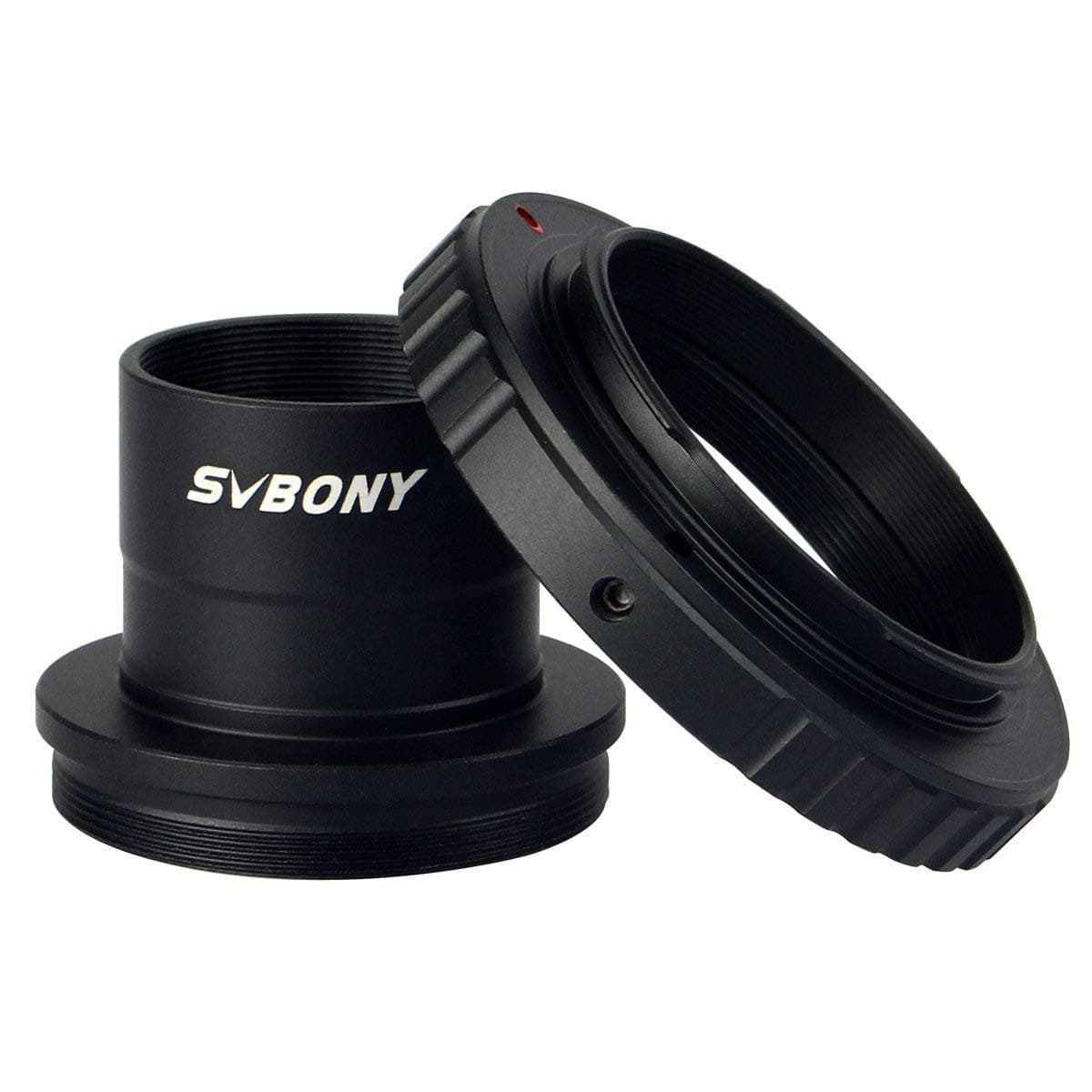 SVBONY T Adapter 1.25' and T2 T Ring Adapter Compatible with Any Standard Nikon Lens and Telescope Microscope Metal