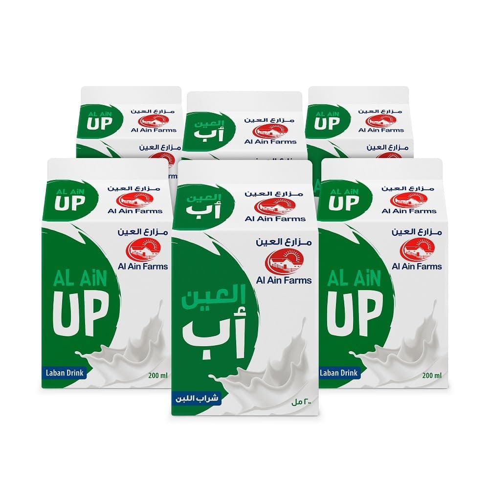 Al Ain Fresh Laban Up Drink 200ml x 6pcs