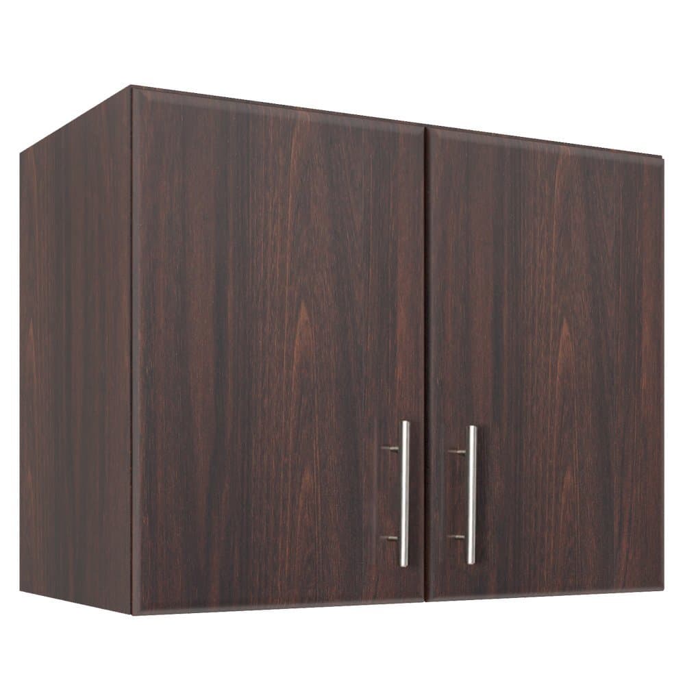 32''Stackable Wall Cabinet, Storage Cabinet Walnut