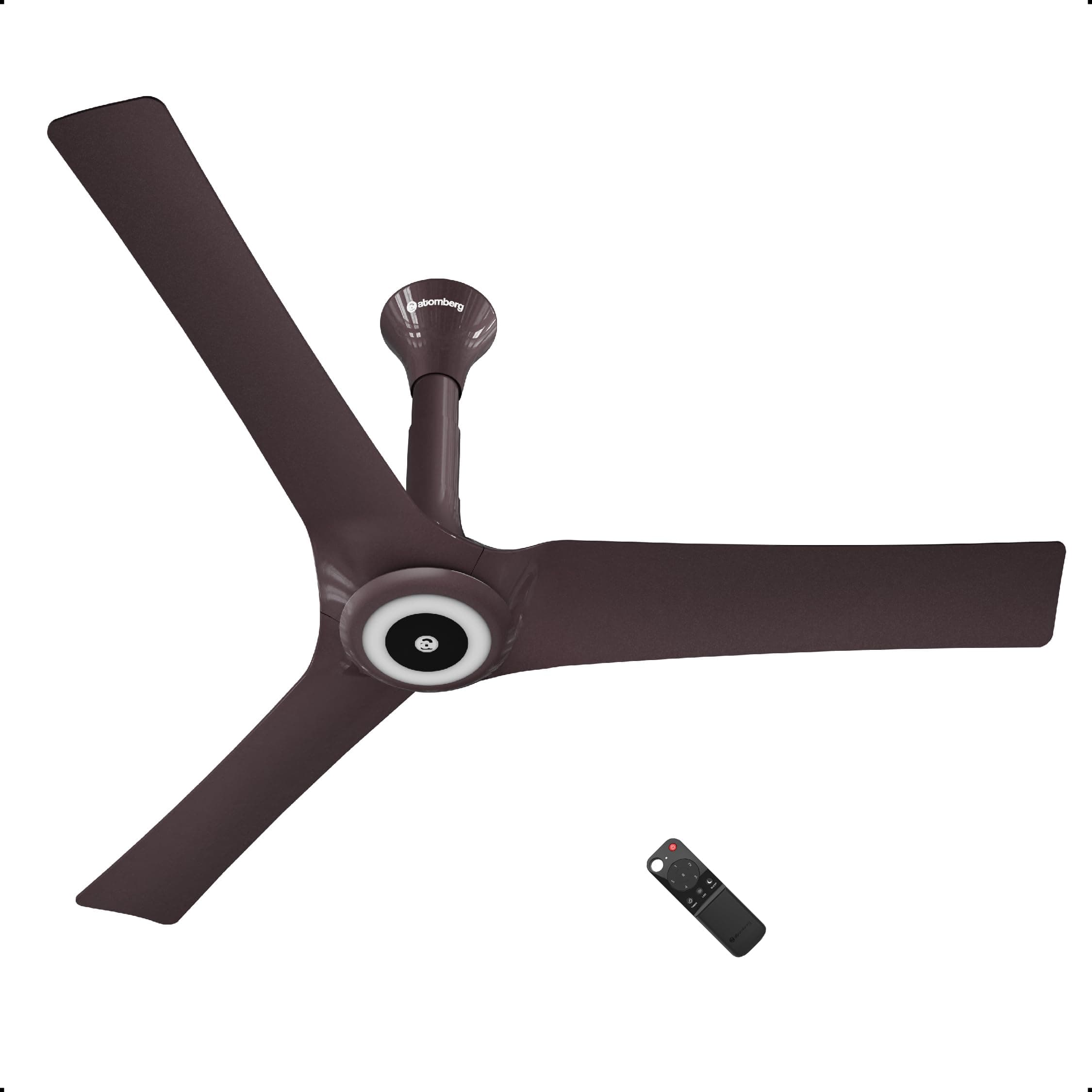 atomberg Aris Starlight Smart 1200mm BLDC Ceiling Fan |BEE 5 Star|Advance Air+ Technology| Silent Operation | Award Winning Design | LED Underlight | Free Installation | 5 Year Warranty (Umber Brown)