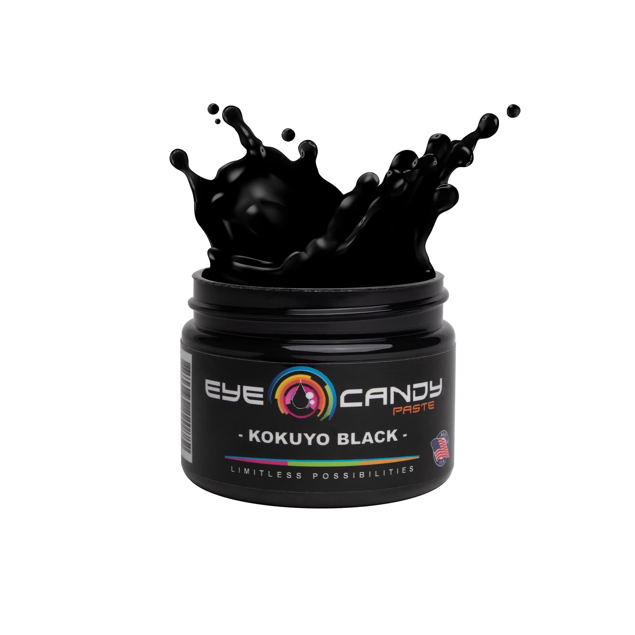 Black Resin Pigment Paste Kokuyo Black (2 oz Paste) | Highly Pigmented, Ultra-Fine, Versatile for Multiple Epoxy Resin Applications, and Customizable Colors