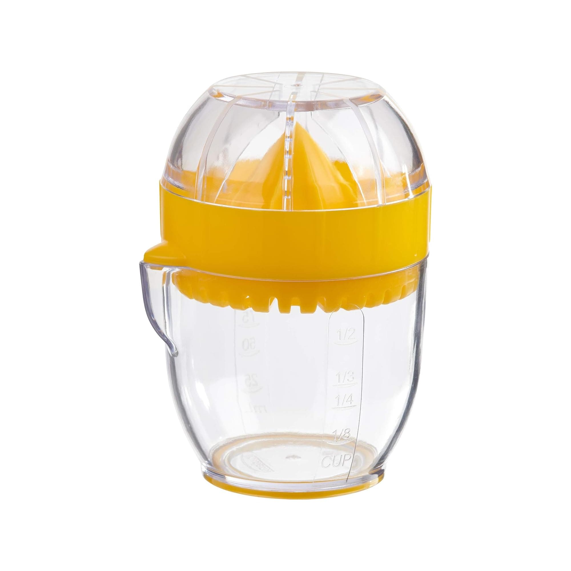 Trudeau Plastic Citrus Juicer, Yellow/Green