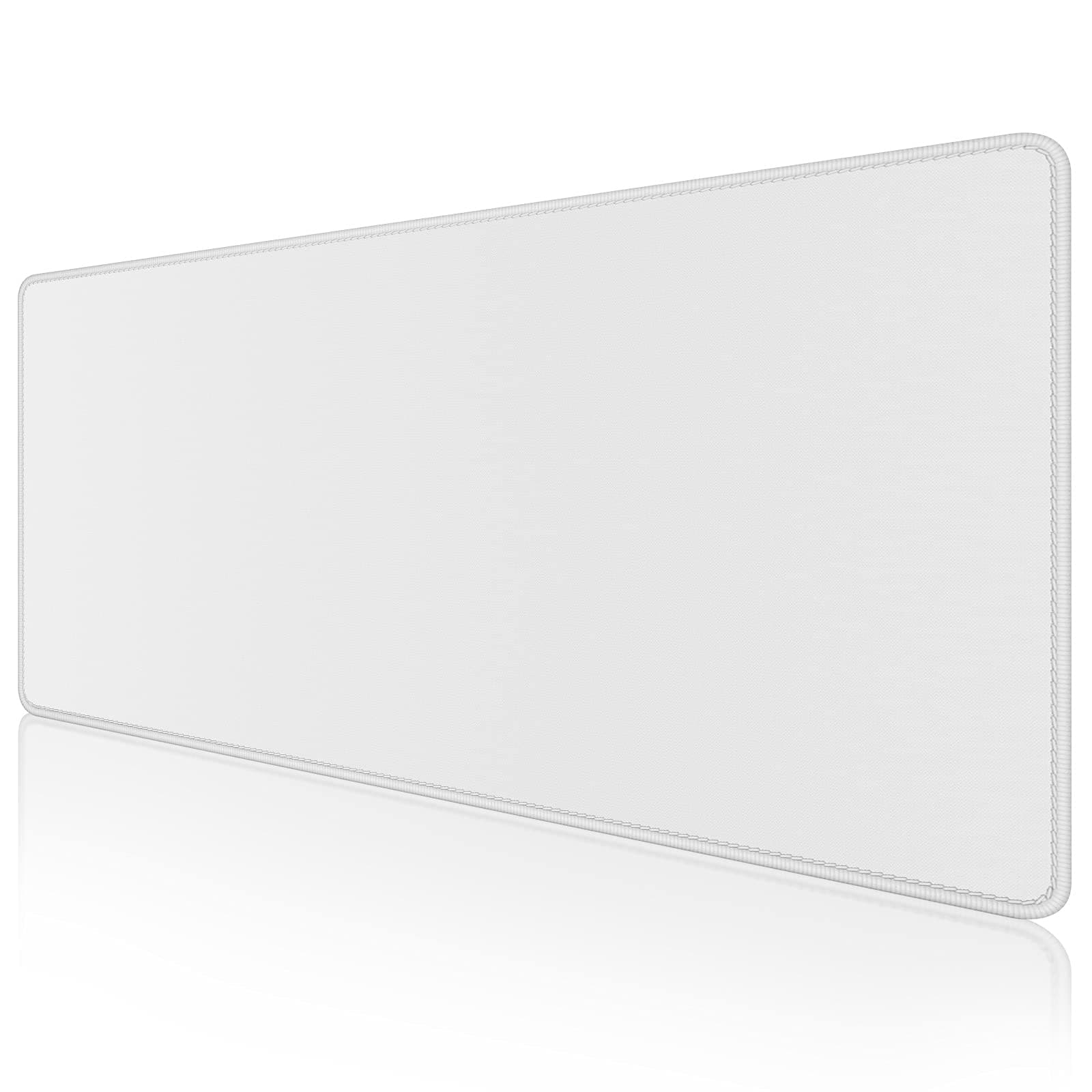 Large Gaming Mouse Pad, Extended Mousepad with Stitched Edges, Water Resist Keyboard Pad with Non-Slip Base, Big XXL Mousepad Desk Mat for gamer, Laptop, Office, 31.5x15.7in, Space Gray