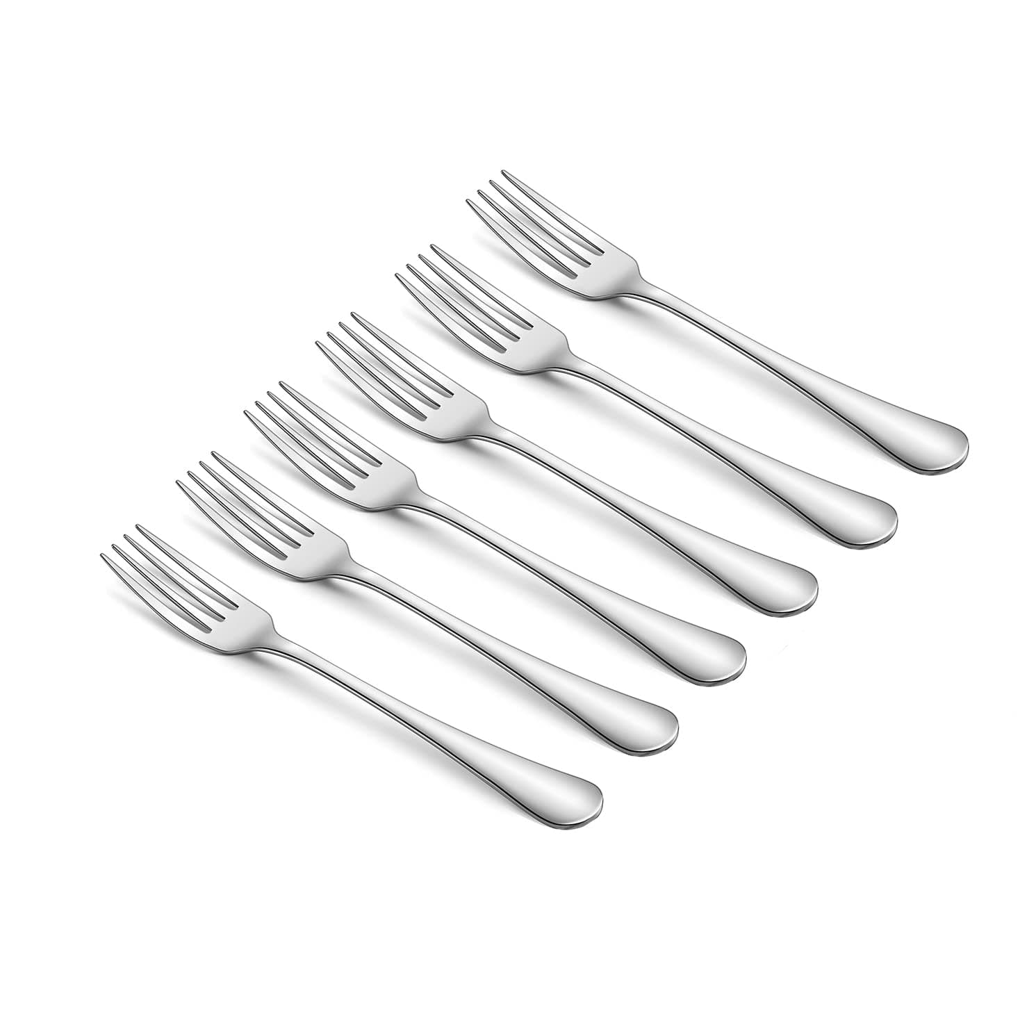 Blackstone AWM Table Fork 6 Pc Set, Food-Grade Stainless Steel Table Fork, Mirror Polished, Dishwasher Safe, Use for Home, Kitchen or Restaurant 398SDF 19cm (TABLE FORK)