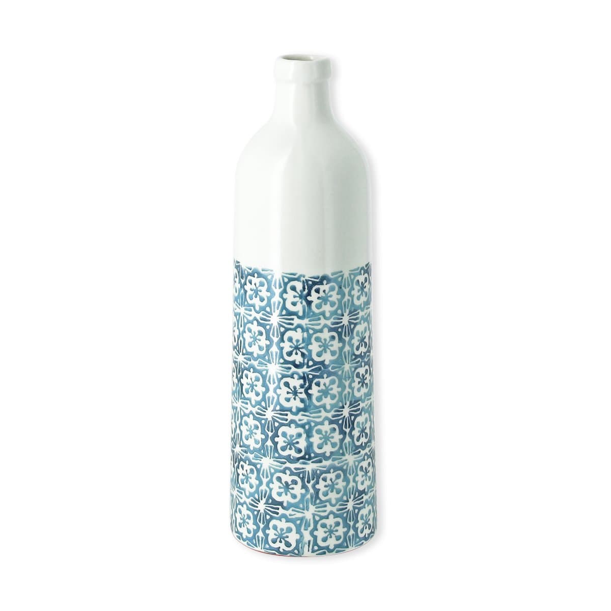 Ceramic Bottle Vase 31 cm – Material: – Colour: Duck Egg Blue Ceramic Turquoise Vases – Zelia – Bruno Evrard