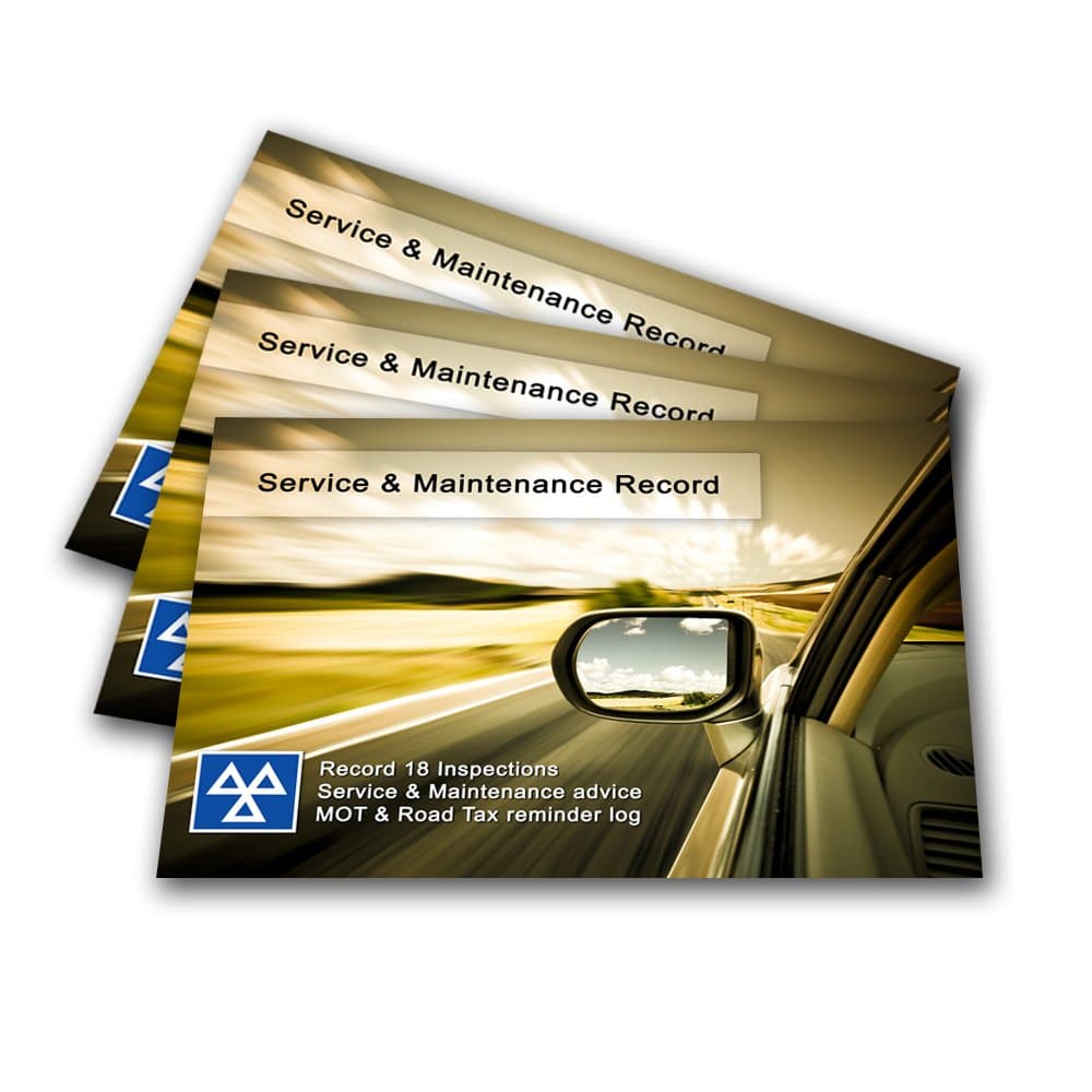 Premium Service History Log Book - Blank Replacement Suitable For Any Vehicle - Jaguar, XF XJ XE XK X-Type S-Type F-Type XKR