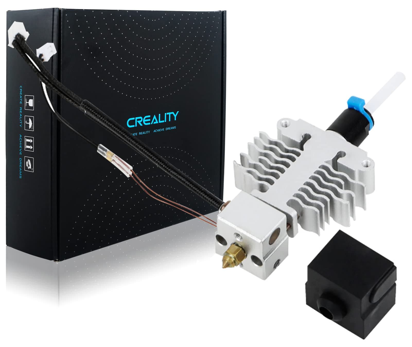 Creality Ender 5 S1 Extruder Hot End Kit Replacement High Temperature Fast Complete Nozzle Hot End Kit