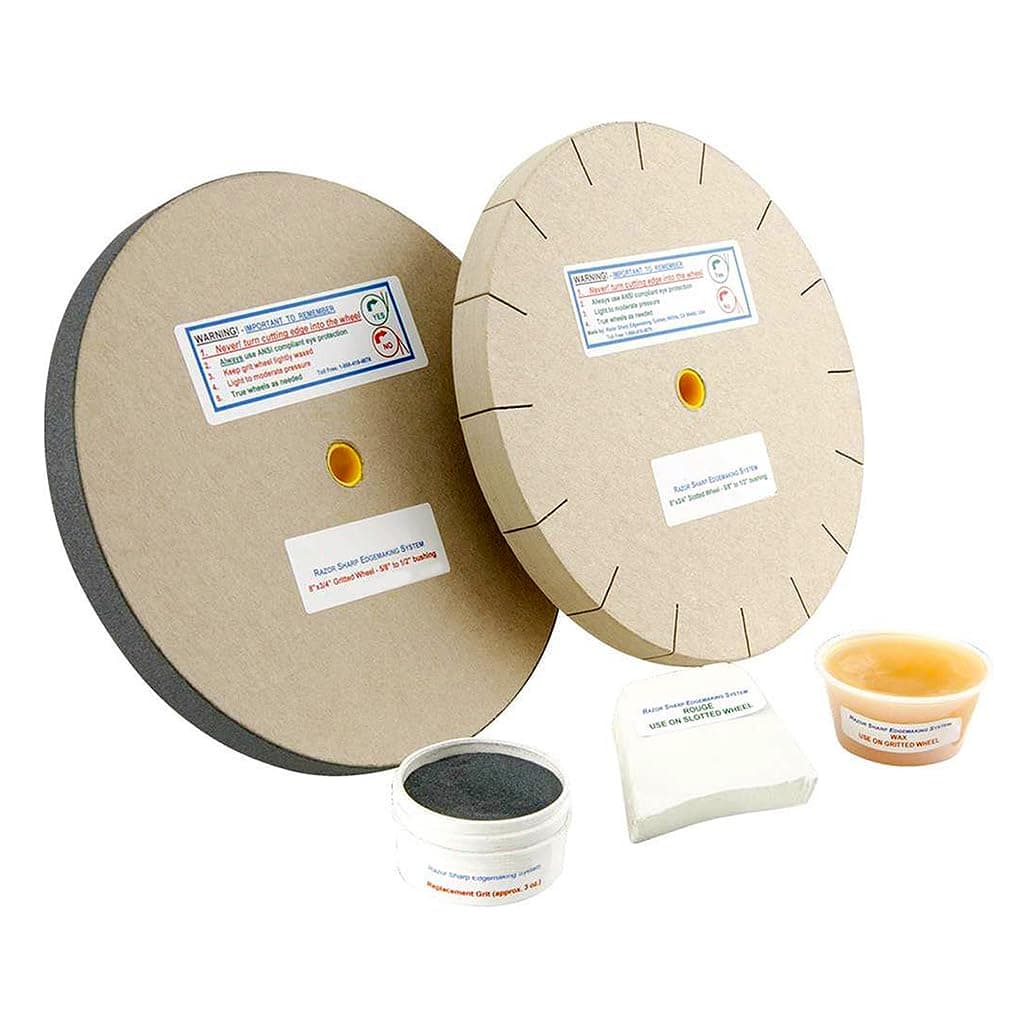 8 Inch Deluxe Blade Sharpening Kit, For 6 Inch Bench Grinder, Made In The Usa