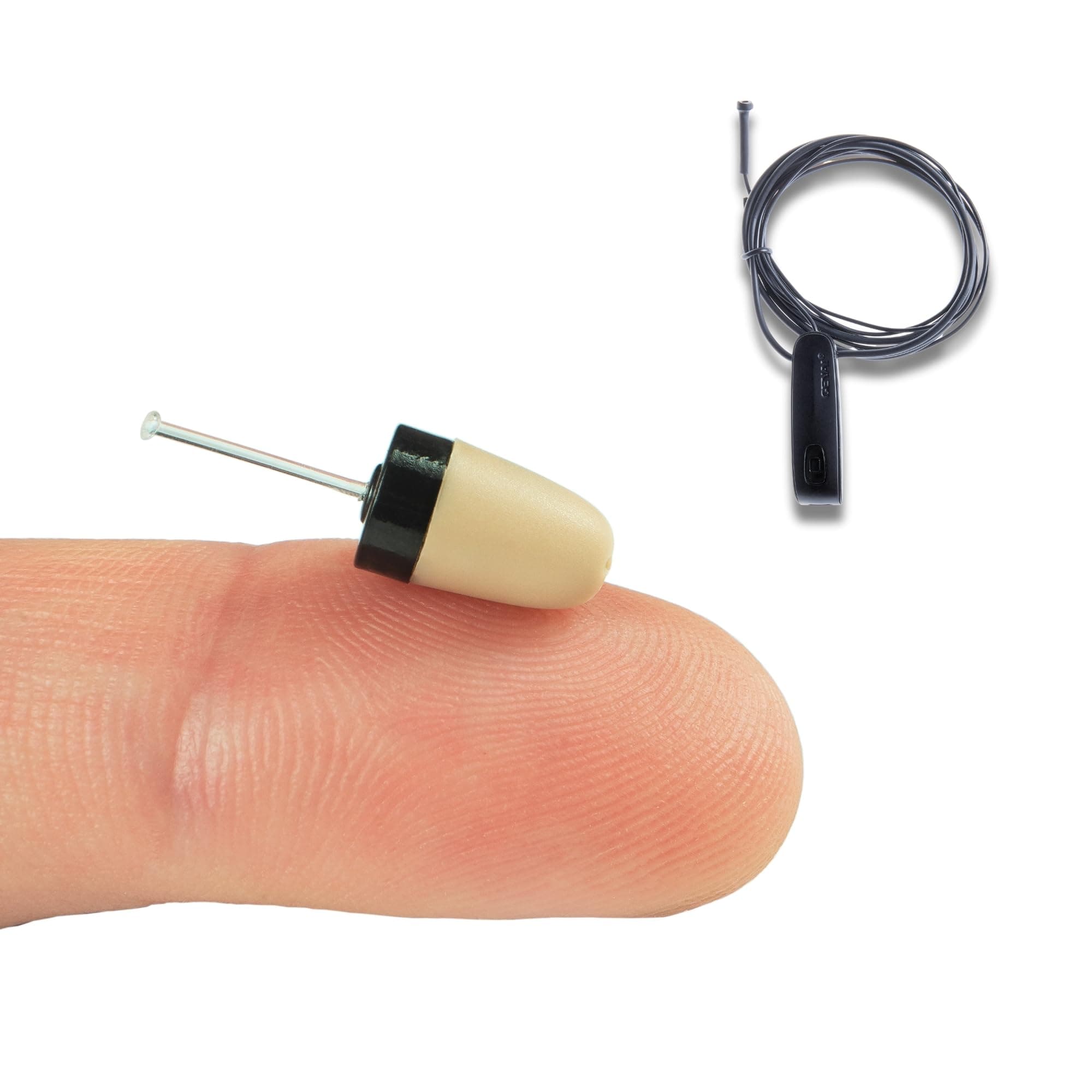 PingaOculto Vip Pro SuperMini Bluetooth 4.0 In-Ear Spy Headphones - Black