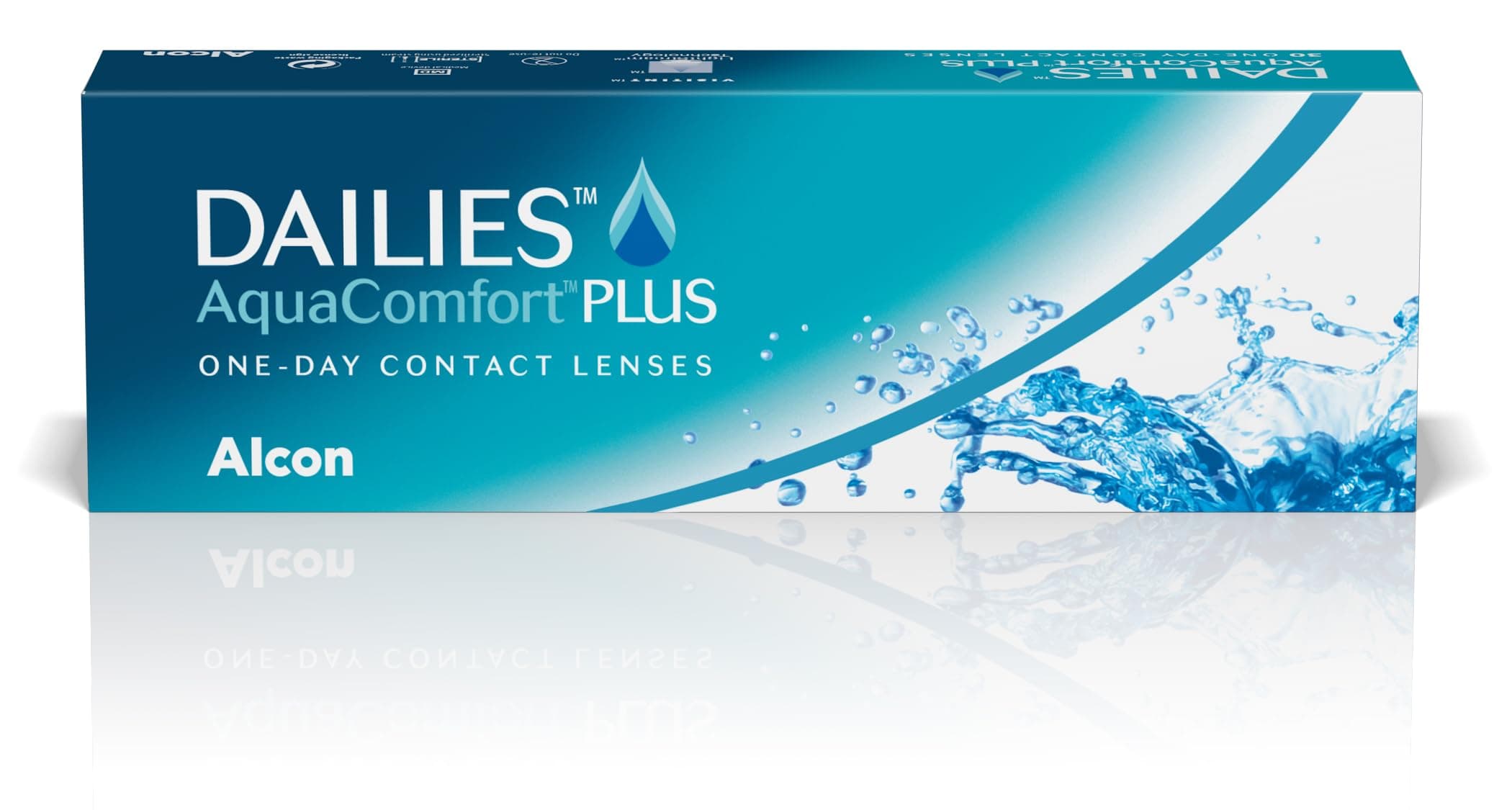 Dailies Aquacomfort Plus (-1.0) - 30 Lens Pack, Clear