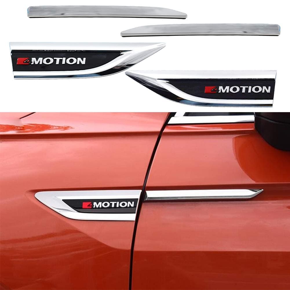 Yueng ABS Plastic Car Side Wing Fender Air Vent Decorative Cover Trim 4-pack