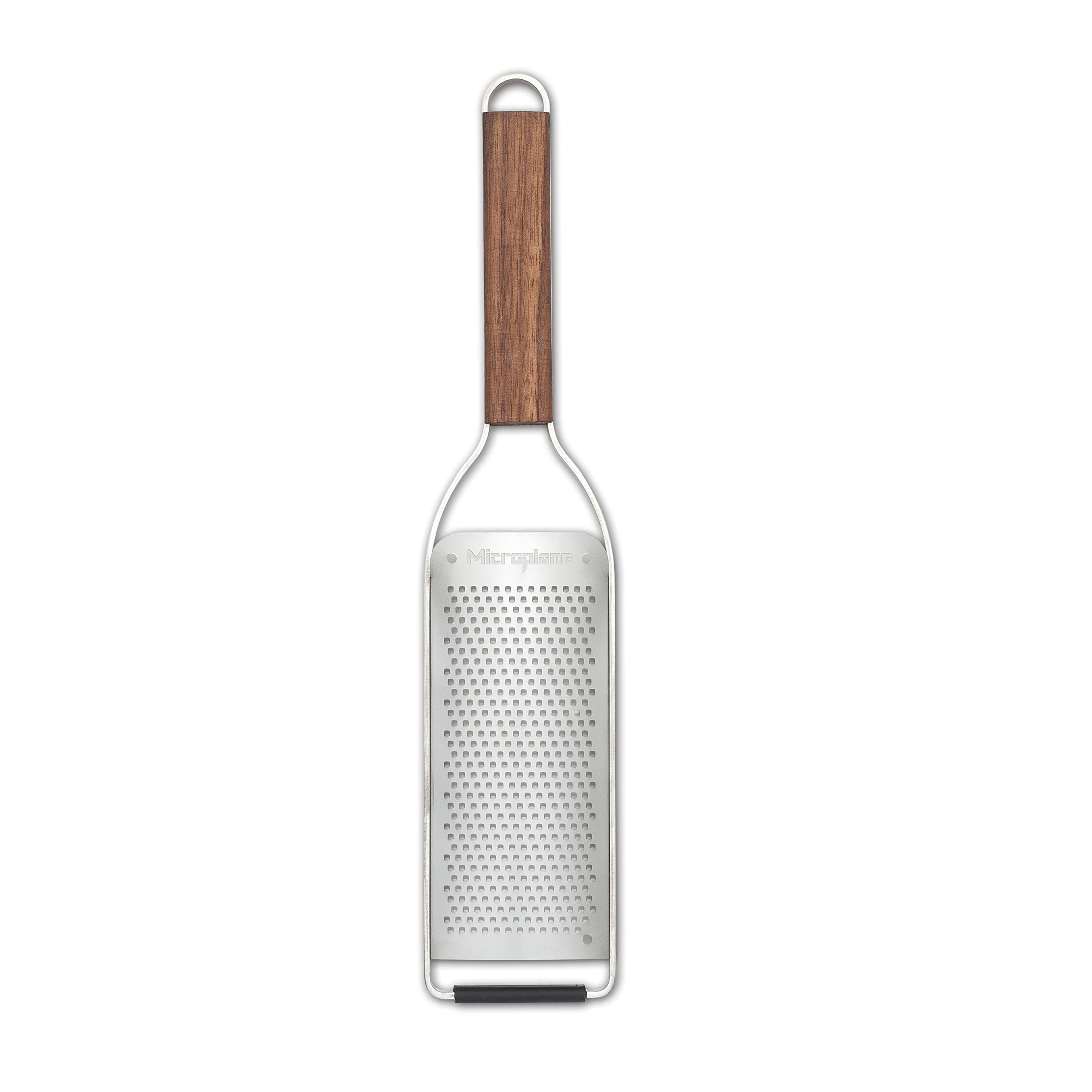 Master Series Wood Handle Stainless Steel Frame Fine Blade Cheese Grater