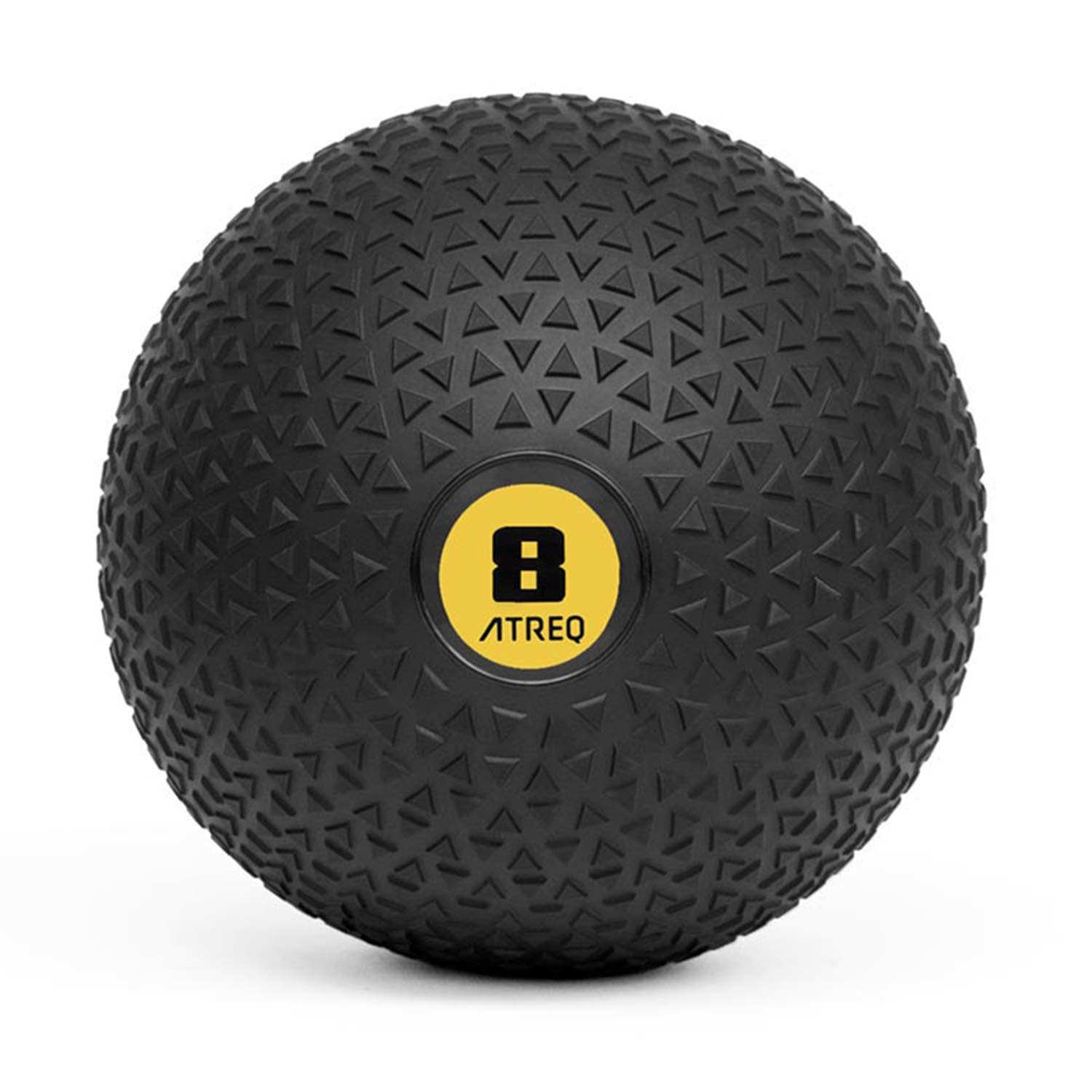 ATREQTrigon Slam Ball - No Bounce - Textured Surface - Durable Rubber Shell - Easy Grip