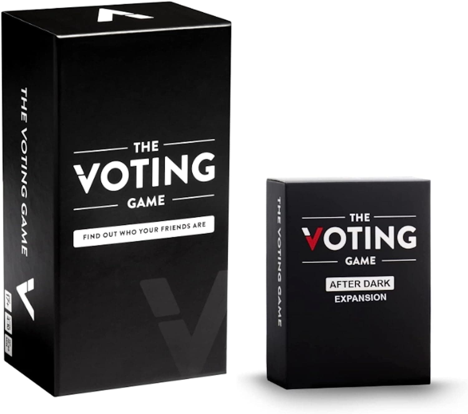 The Voting Game + After Dark Expansion Set - The Hilarious Adult Party Game About Finding Out Who Your Friends are - Perfect Christmas White Elephant Gifts, Stocking Stuffers + Board Games Night