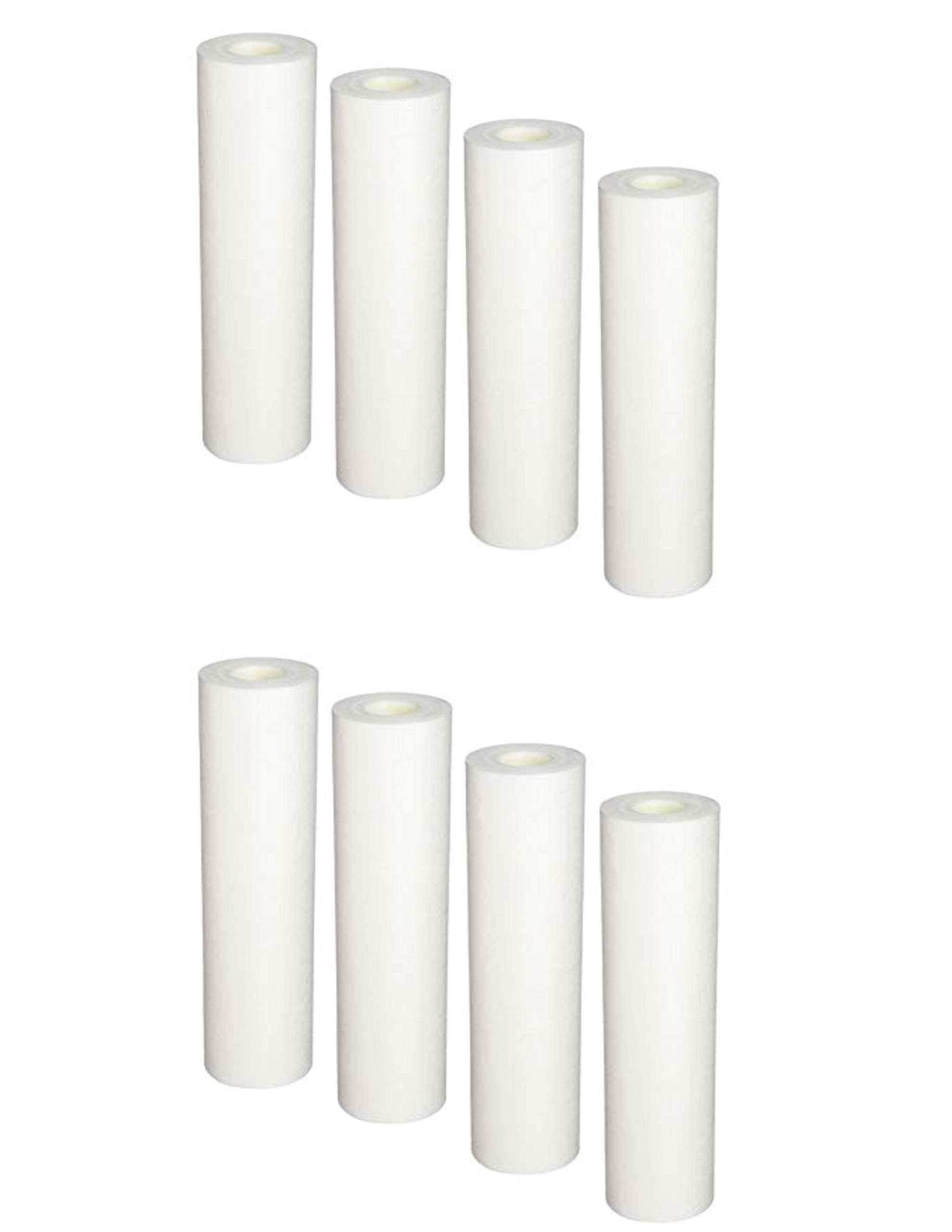 CFS Compatible Sediment Water Filter Cartridge, 0.5 Micron, 10" x 8 Pack