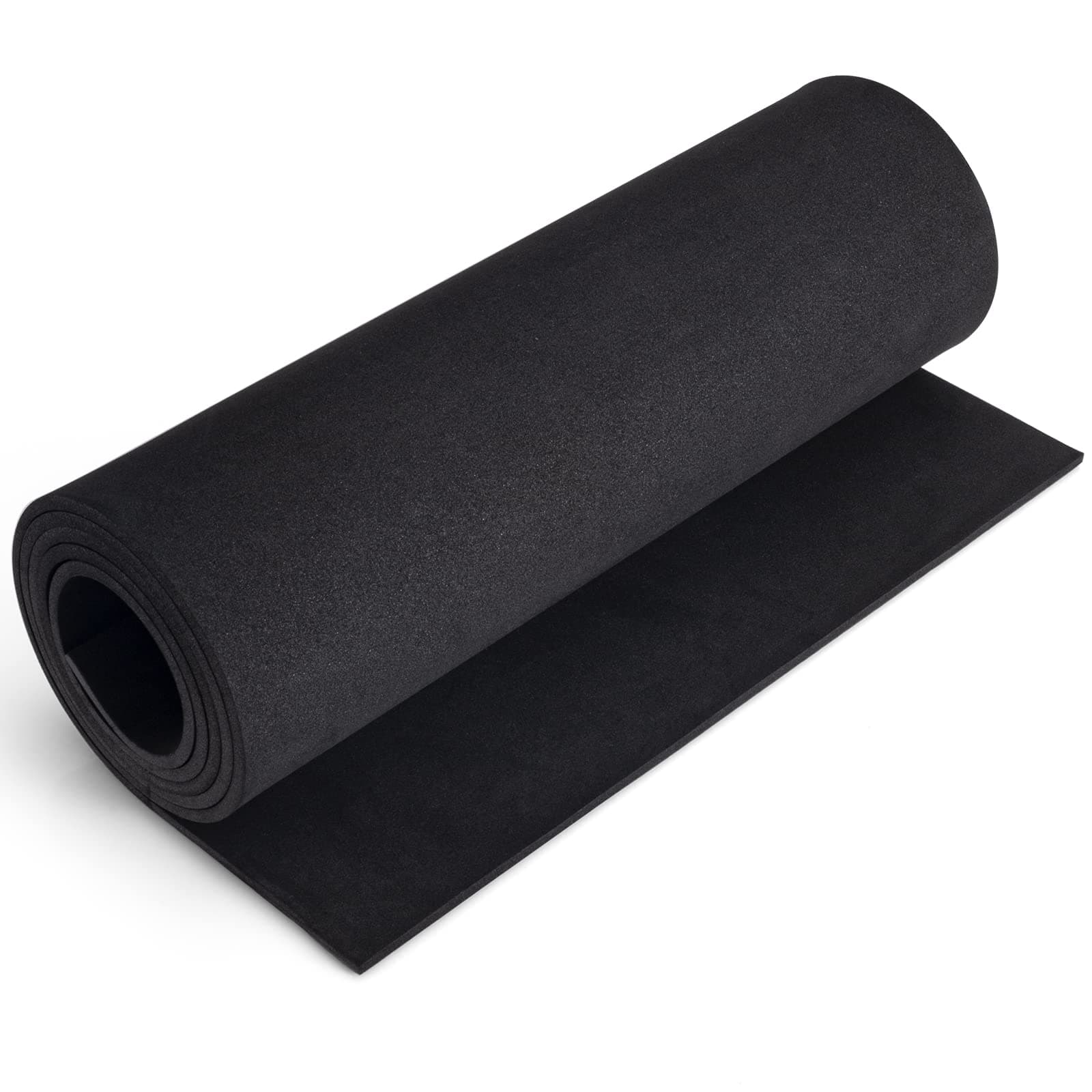 Black Foam Sheets Roll, Large EVA Cosplay Sheet 13.9" x 59",5mm Thick, for Cosplay, Crafts, DIY Projects by MEARCOOH