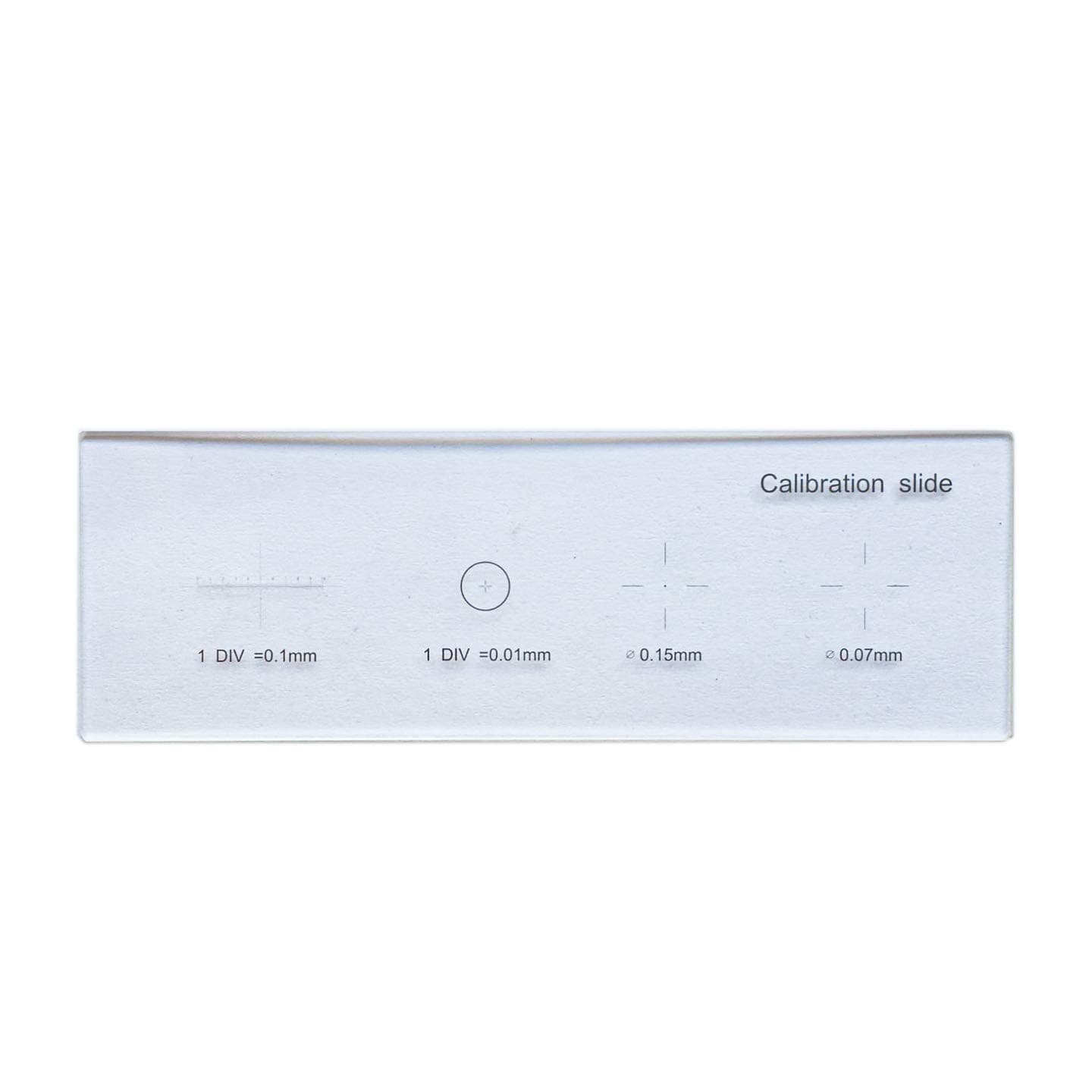MUHWA 0.01mm Microscope Reticle Calibration Camera Slide Ruler Cross Stage Micrometer Multifunctional Microscope Calibrating Ruler