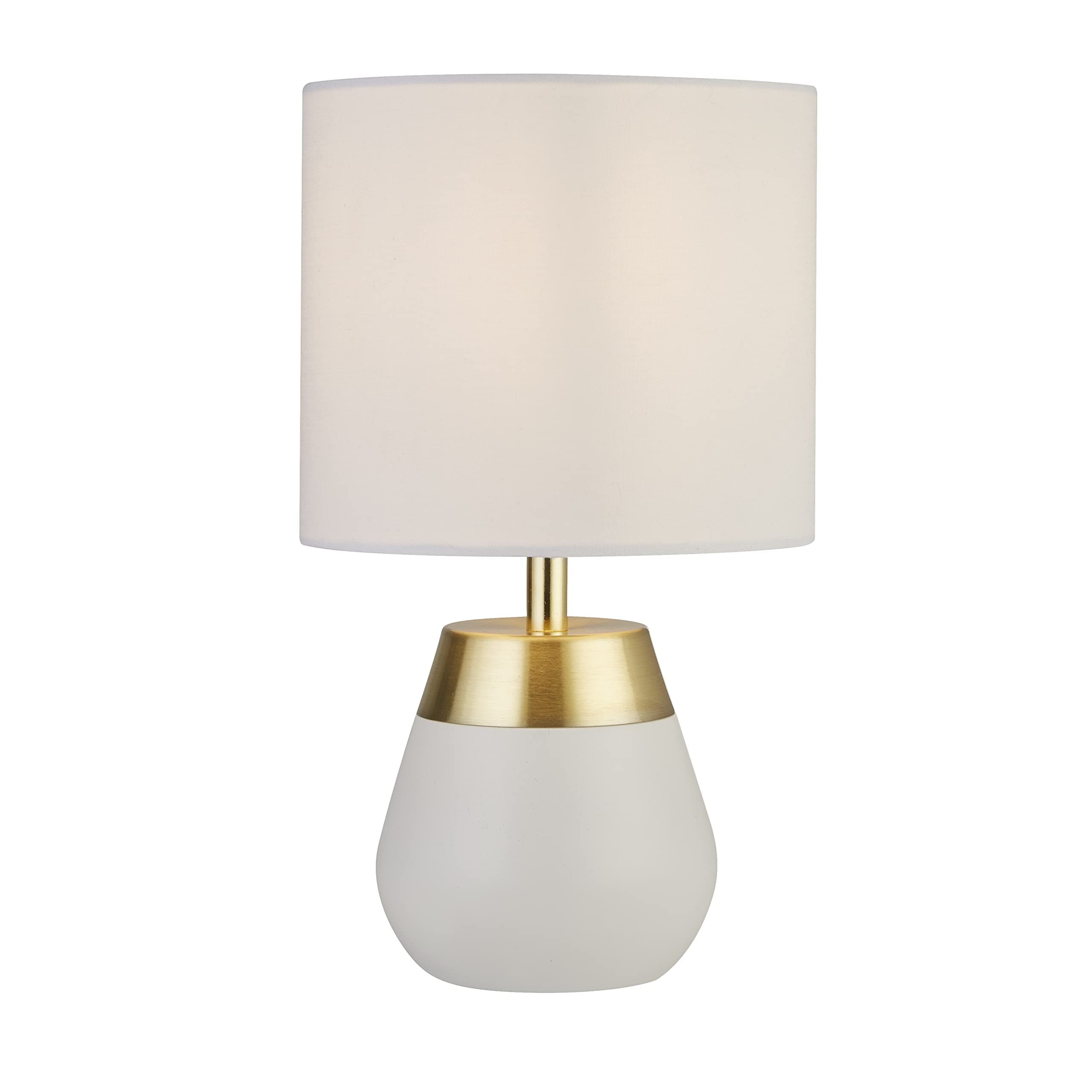 Lighting Collection White and Gold Table LAMP, 700944