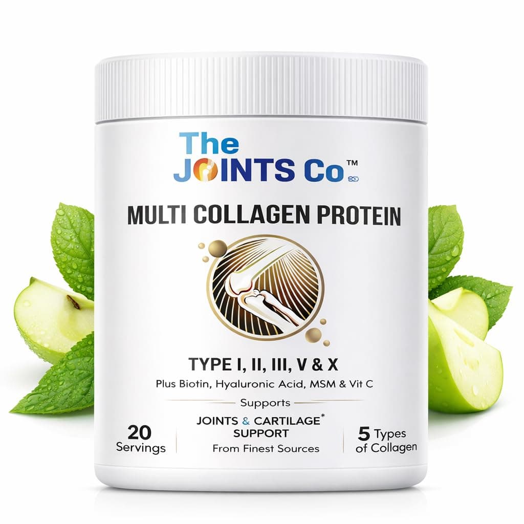 - Multi Collagen, 200 gm | Type I,II,III,V & X Protein Powder with MSM,Vitamin C & 19 amino acids - Supports Joints,Bones, Skin and Nails -Pack of 1