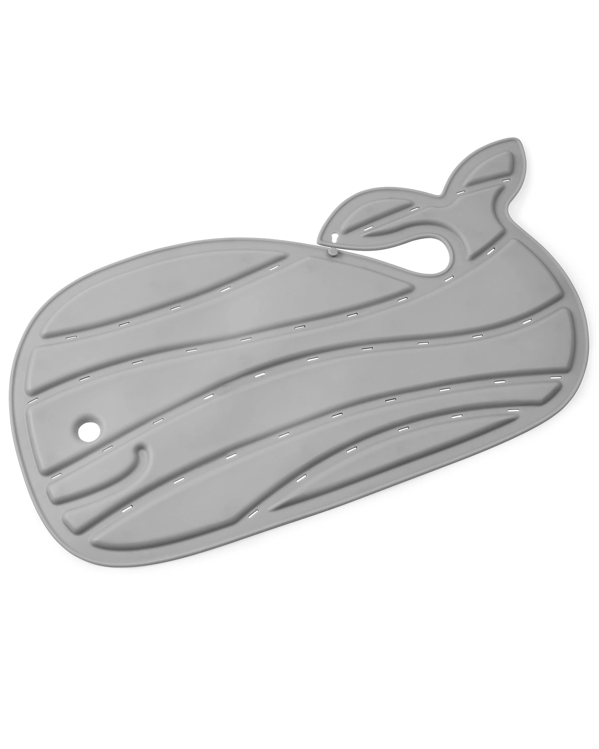 Non-Slip Baby Bath Mat, Moby, Grey