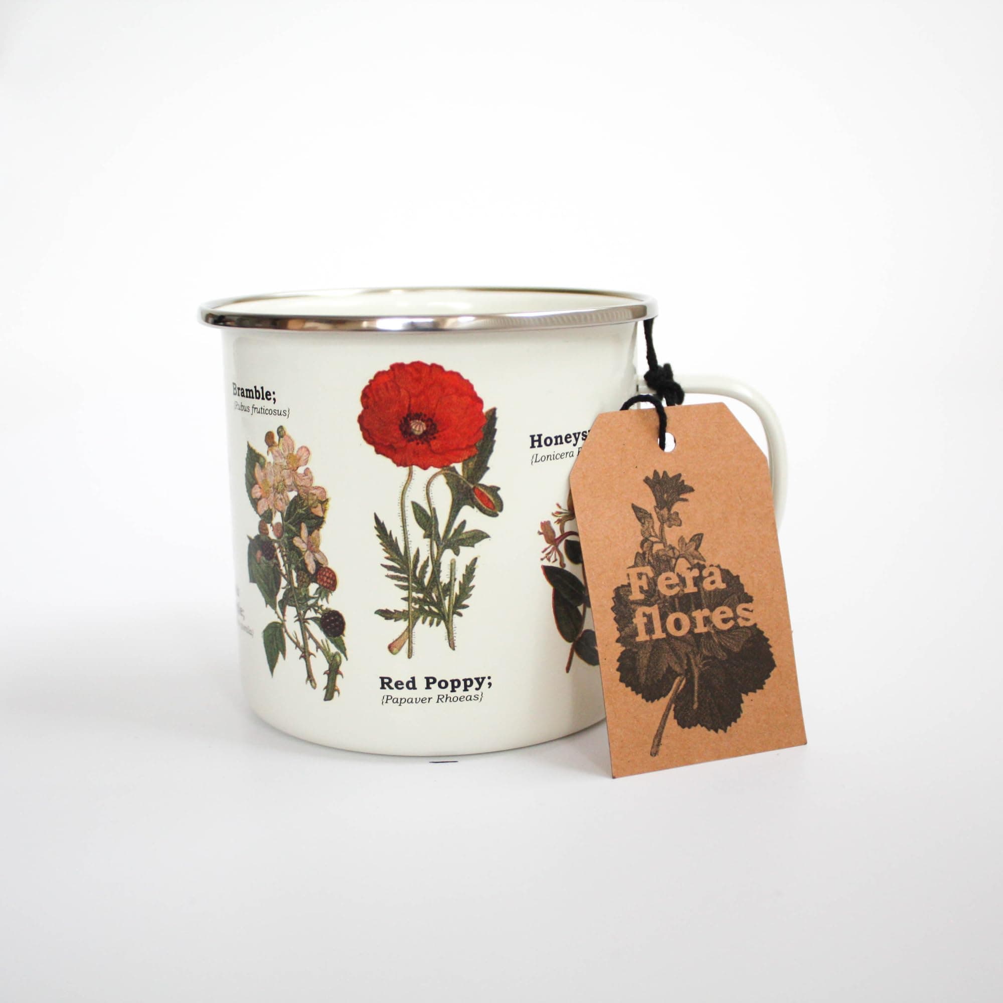 Gift Republic Wild Flower Enamel Mug
