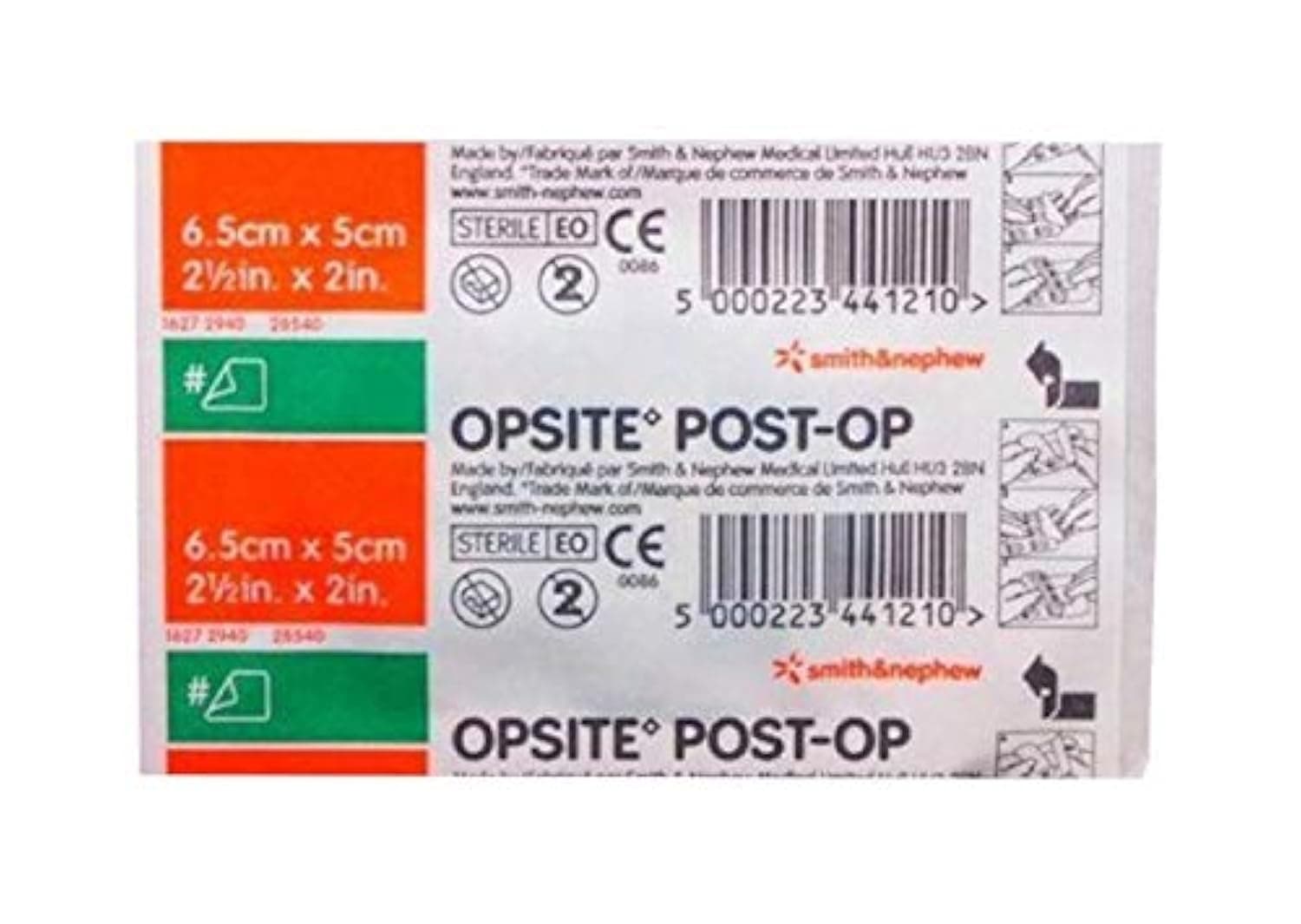 FAP Opsite Post-Op 5cm x 6.5cm Dressing x 5-241-0967