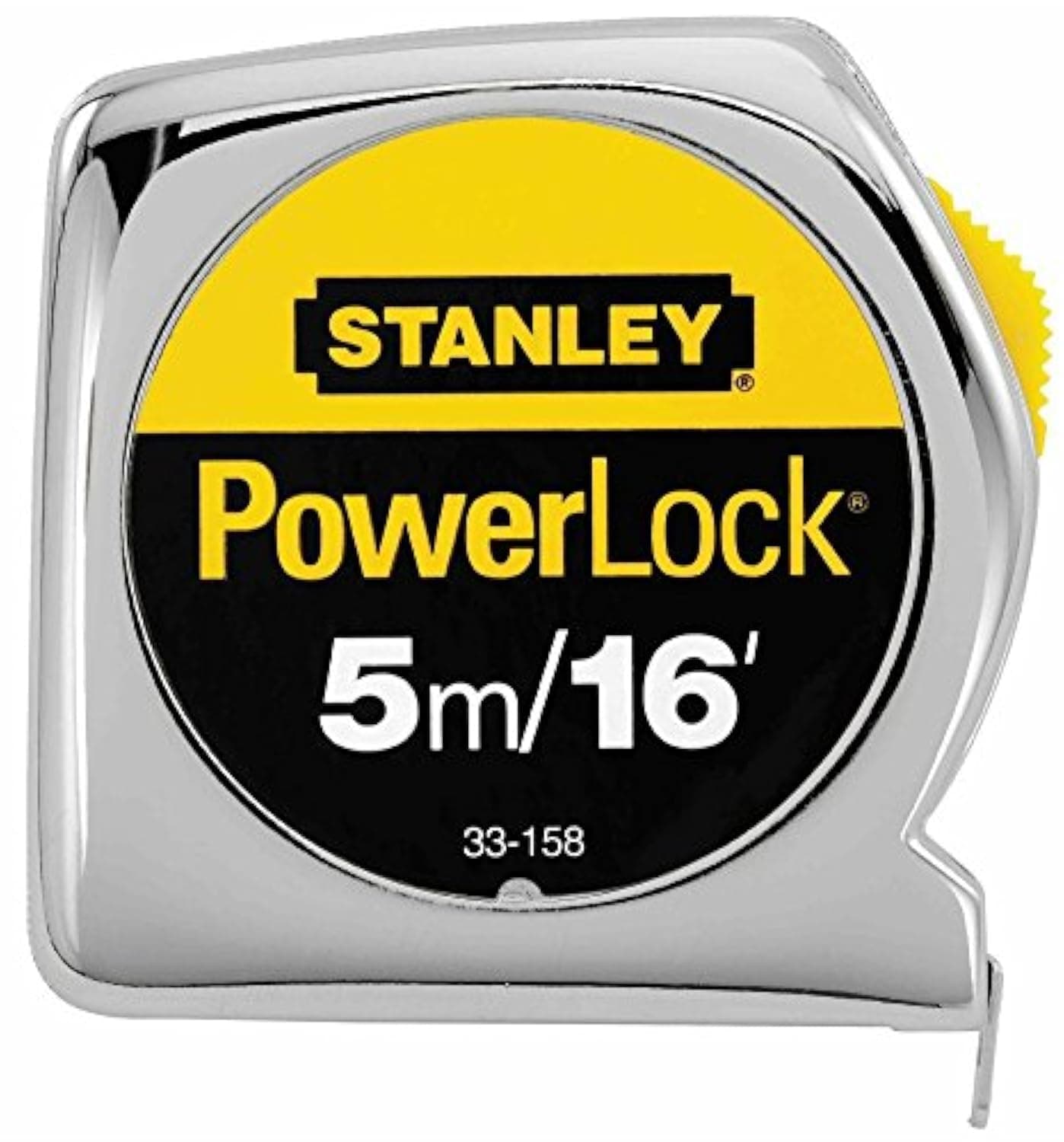 Stanley 2 Pack 33-158 5m/16 ft x 3/4 in PowerLock Tape Measure - Metric / Standard Graduations