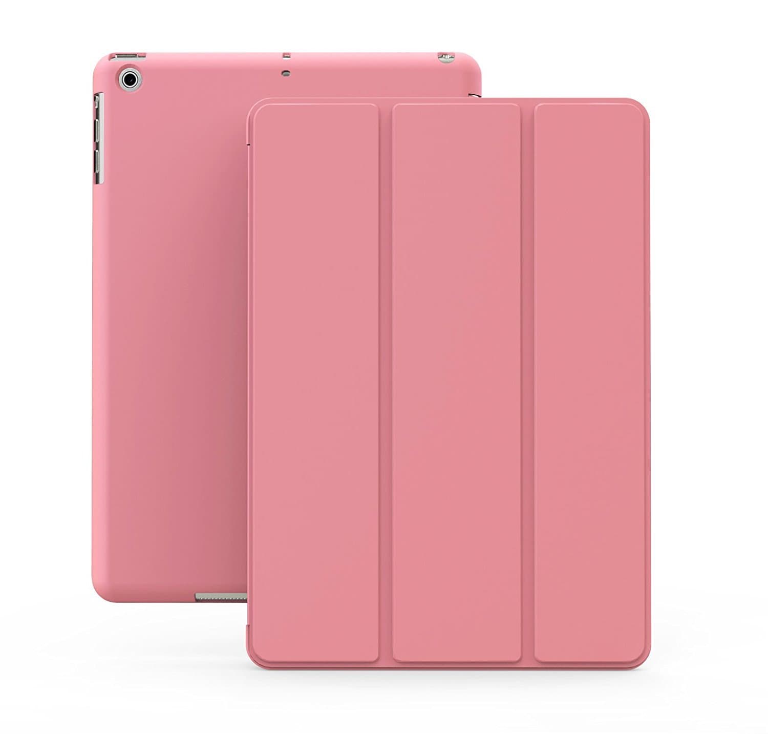 KHOMO iPad Mini 1 2 3 Case - Dual Series - Ultra Slim Pink Cover with Auto Sleep Wake Feature for Apple iPad Mini 1st, 2nd and 3rd Generation