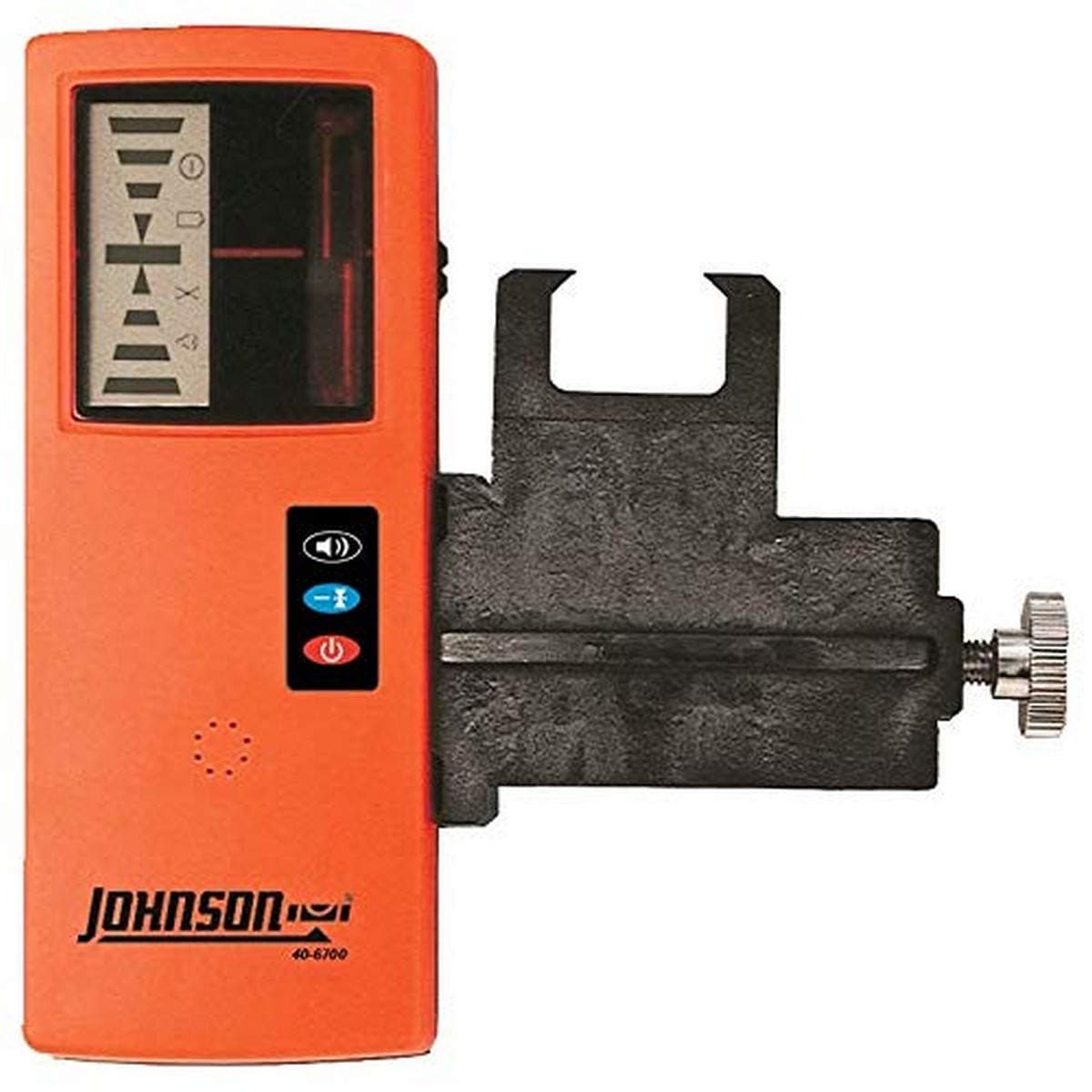 Level & Tool 40-6700 OneSided Laser Detector w/Clamp for Red Beam Rotating Lasers, 6.50" x 2.50", Red Beam, 1 Laser Detector,Orange