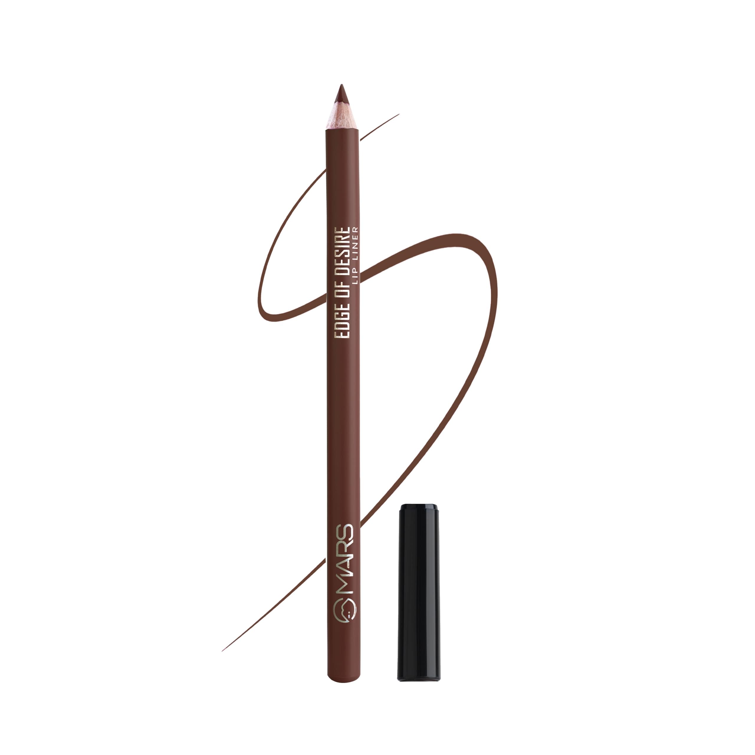 Edge of Desire Matte Lip Liner | One Swipe Smooth Application | Long Lasting Lip Pencil (1.4gm) (14-CHOCO BUTTER)