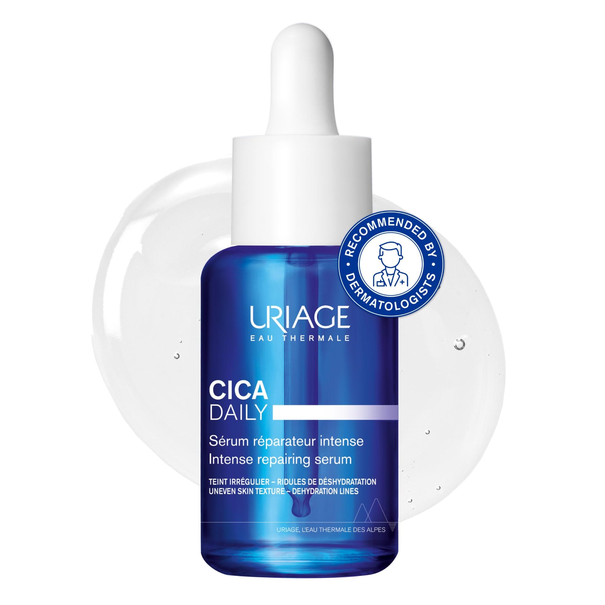 Uriage Bariéderm Cica-Daily Repairing Serum 30ml - Hydrates, Enhances, Repairs - Rebalances Microbiome, Soothes Irritation - Light Texture - Non-comedogenic