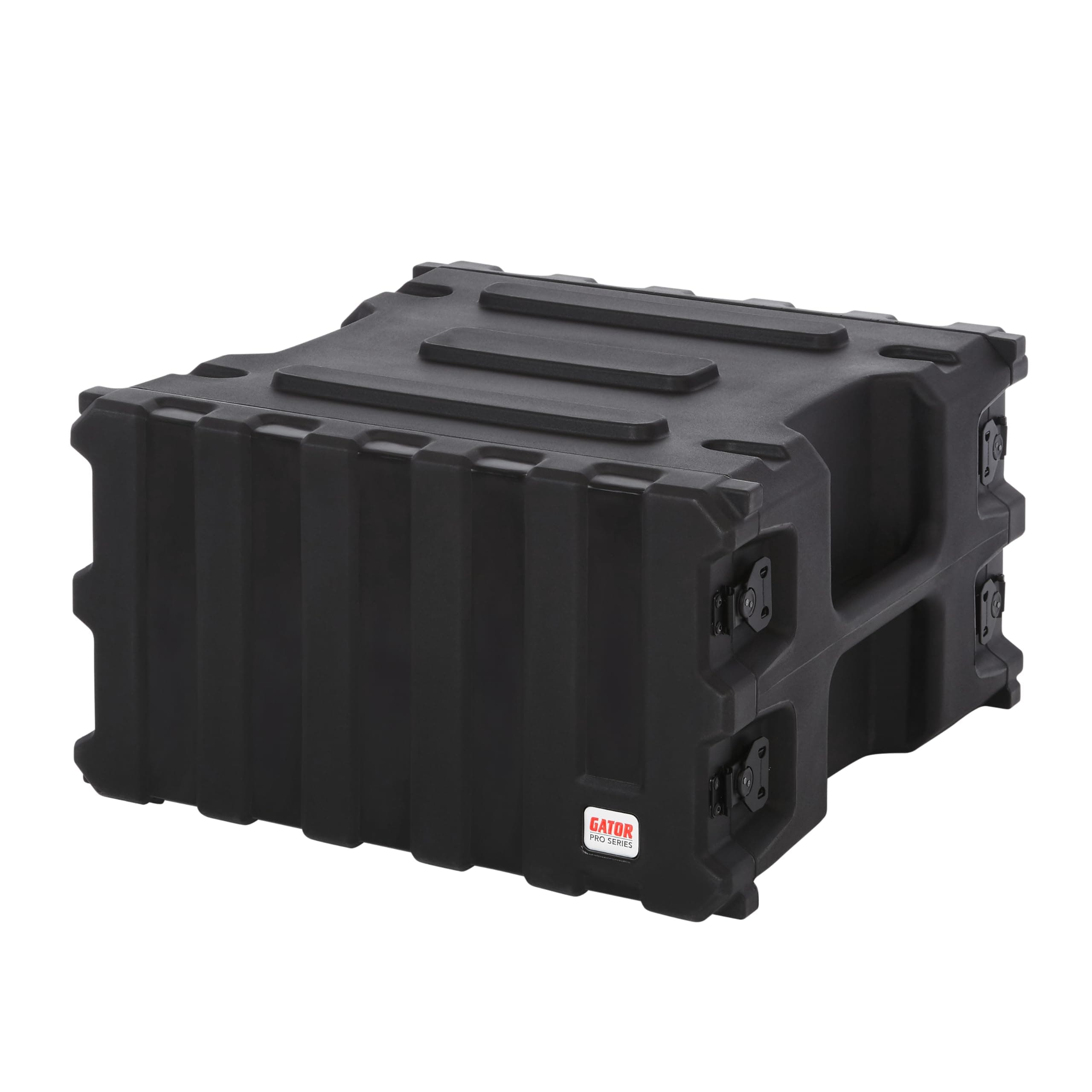 Gator Cases Pro Series Rotationally Molded 6U Rack Case with Standard 19" Depth; Made in USA (G-PRO-6U-19), Black