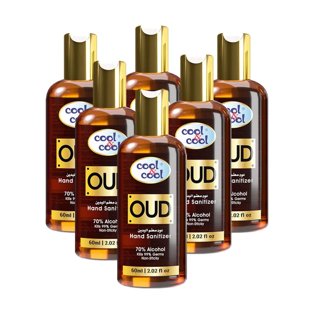 Oud Hand Sanitizer, 60 ml (Pack Of 6)
