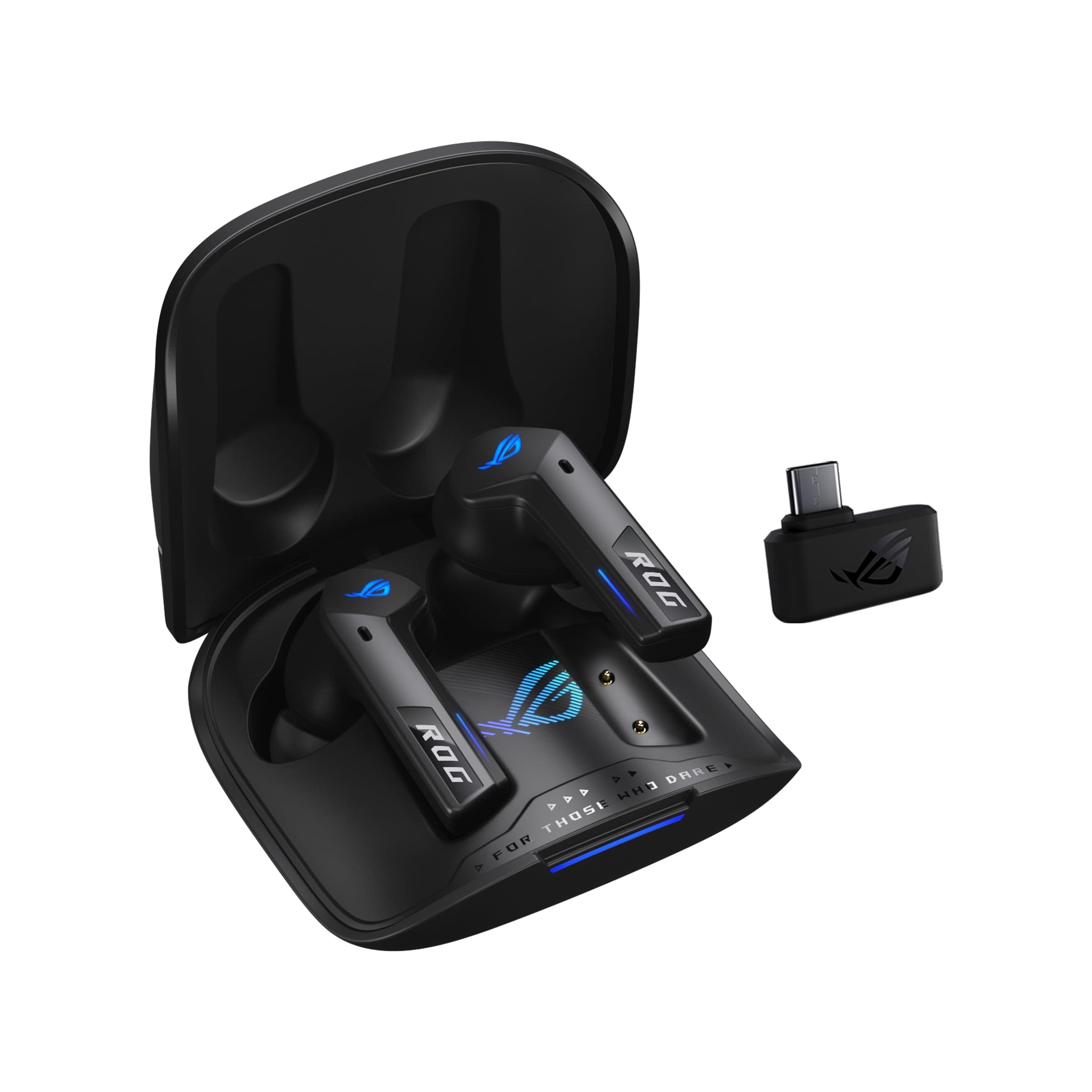 ASUS ROG Cetra True Wireless SpeedNova Gaming Earbuds – Dual-Mode (BT, 2.4GHz), Dirac Opteo, Bone-Conduction AI Mic, Adaptive ANC, 46Hr Battery, for PC, PS5, PS4, Switch, Mobile, ROG Ally/X - Black