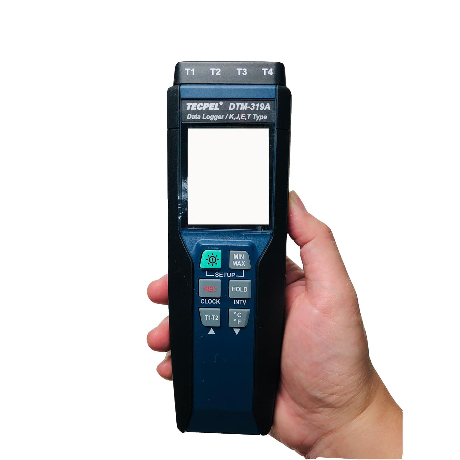 TECPEL DTM-319A Digital 4- Channel K, J, E, T Type Temperature Data Logger,Thermocouple Thermometer Taiwan-Made