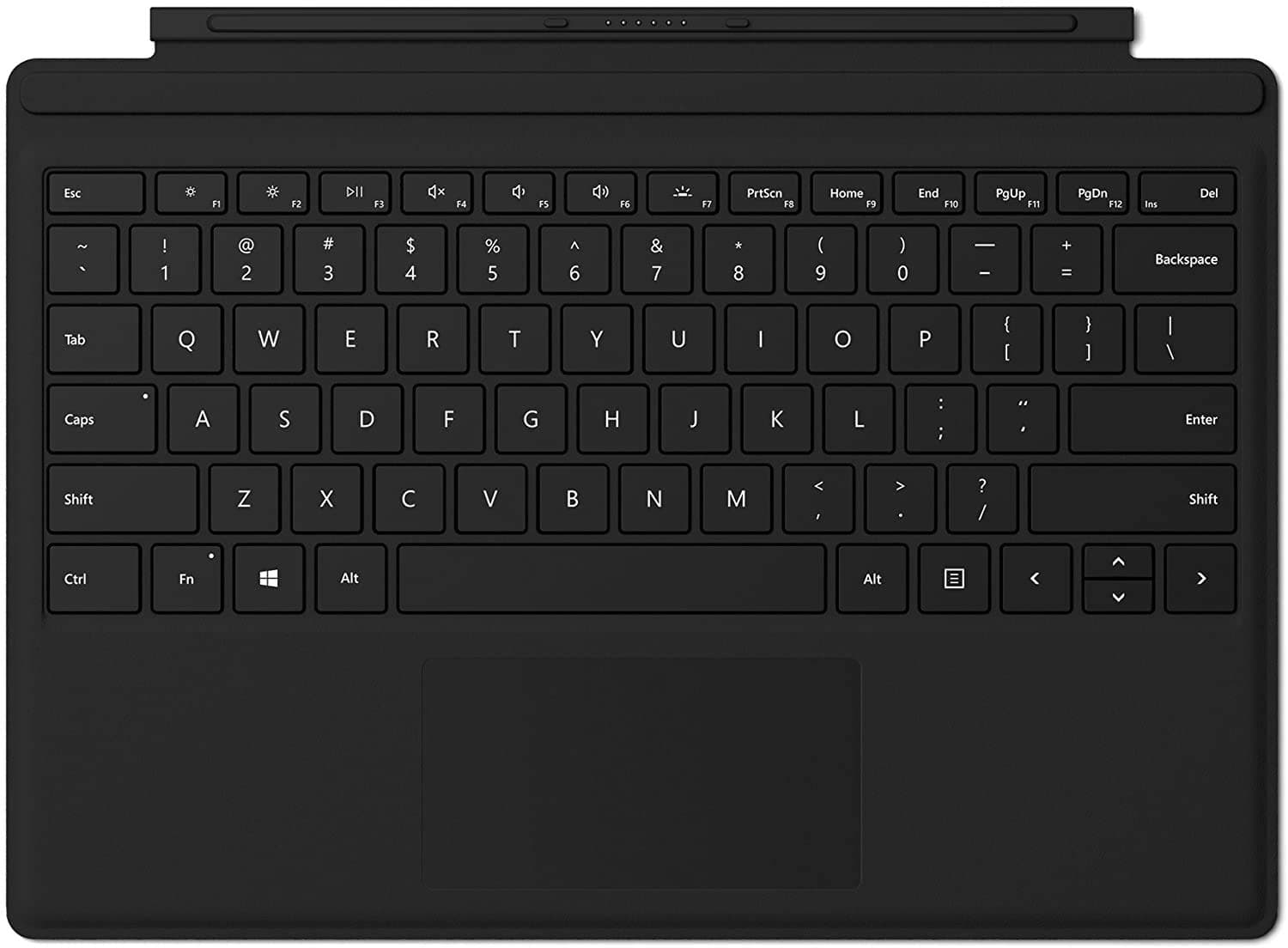 FMN-00001 Surface Pro Type Keyboard Cover,English,for Surface Pro 3, 4, 5,6 & 7 - Black
