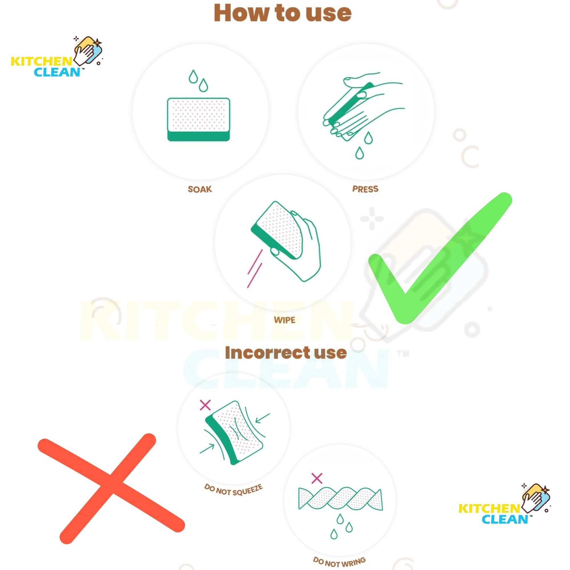 Kitchen Clean ™ Magic Eraser Cuboids | Chemical Free Multipurpose Nano-tech Magic Sponge | Switch Boards Taps Wall Stain Remover Glass Shoes Sneakers Cleaning Sponge Cut Cuboids (Pack of 10 Cuboids)