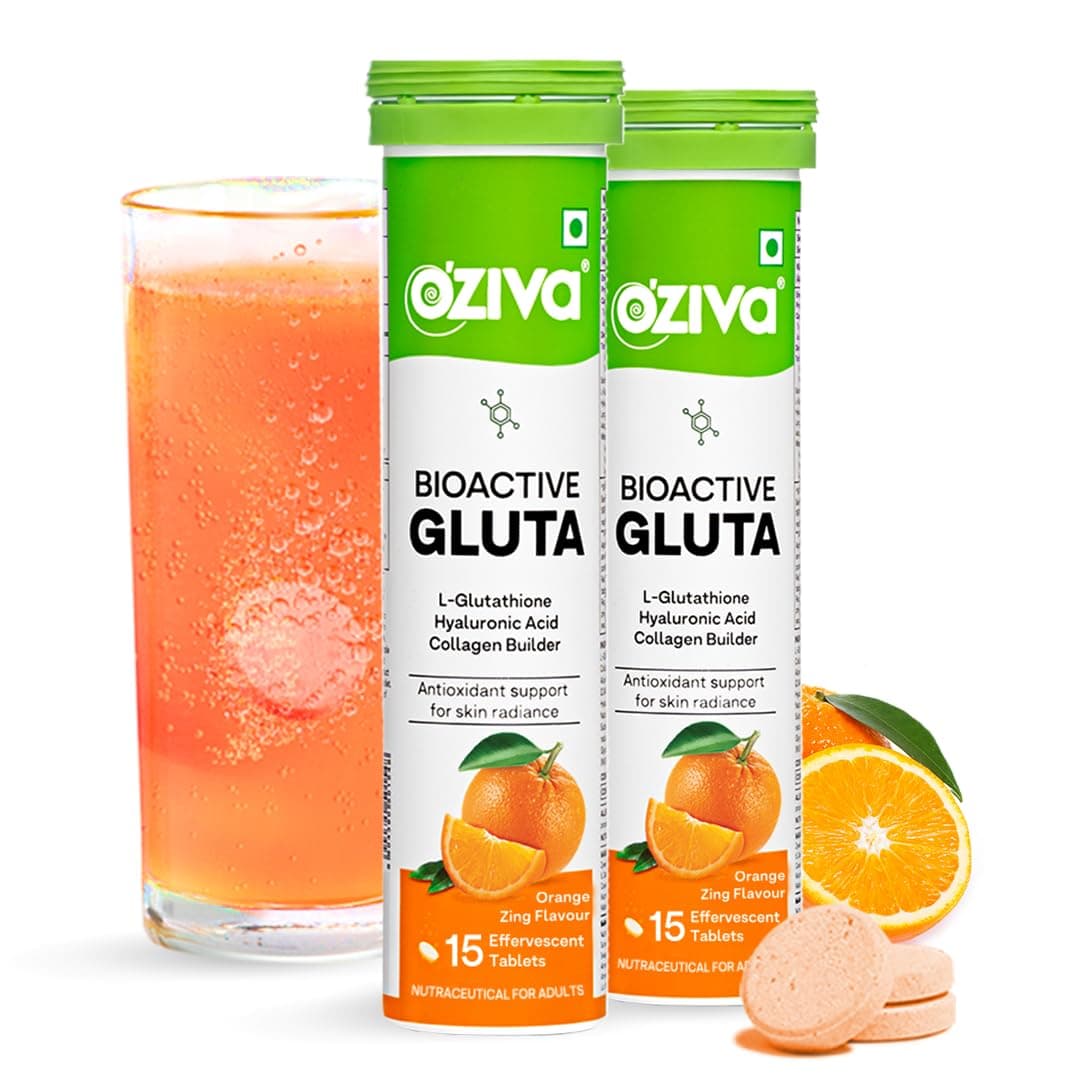 OZiva Glutathione Tablets (Orange)