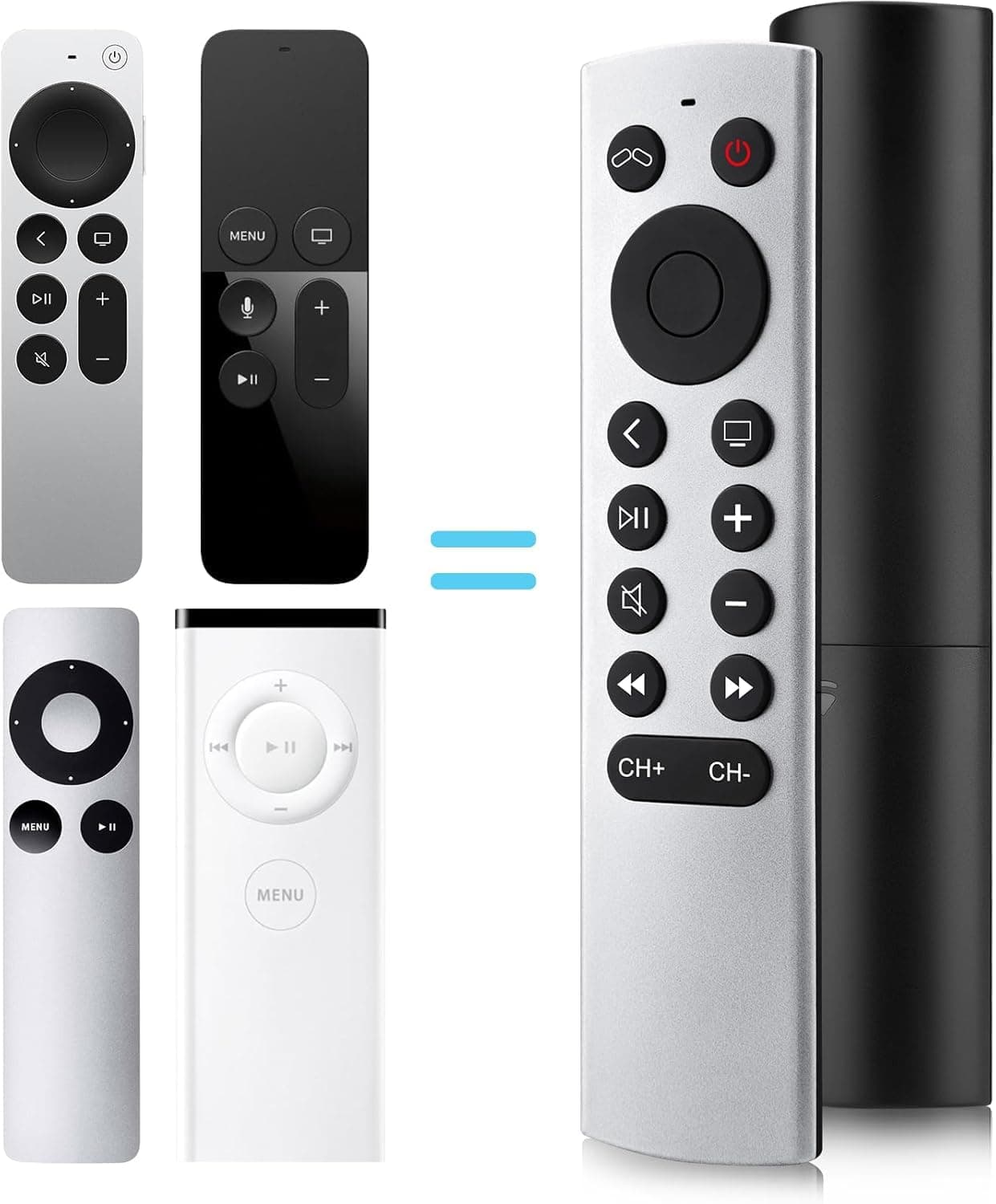 Replacement for Apple-TV-4K-Remote, Remote Control for Apple TV 4K/HD (NOT Siri and Voice)