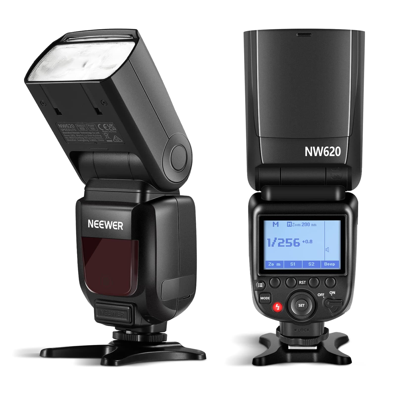 NW620 Speedlite Flash 76W GN60 with LCD Display