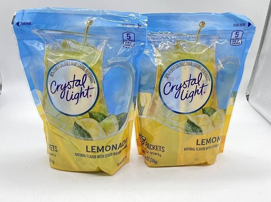 Toozoon Crystal Light Lemonade Drink Mix - 8.6 oz - 16 ct - 2 pk ( 32 ct total) packed
