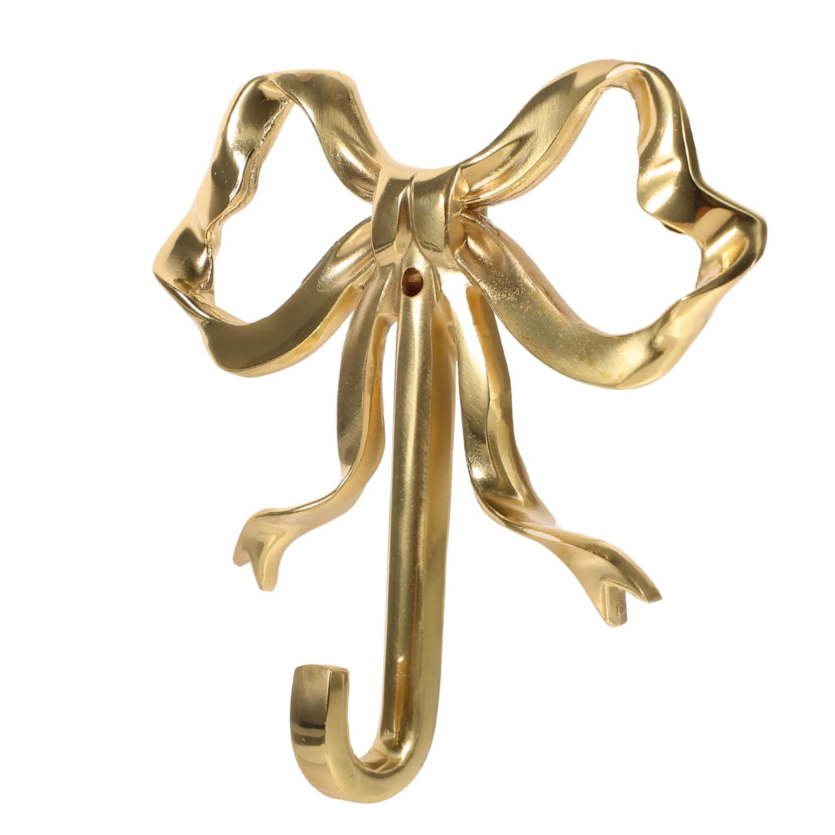 ZerodekoBow Hook Door Hanger Wall Peg Hook Door Hooks Decorative Hooks Bowknot Hook Kitchen Hook Towel Hook Punch Free Hooks Hat Hooks Wall Hooks Home Decor Unique Brass Household Products,S