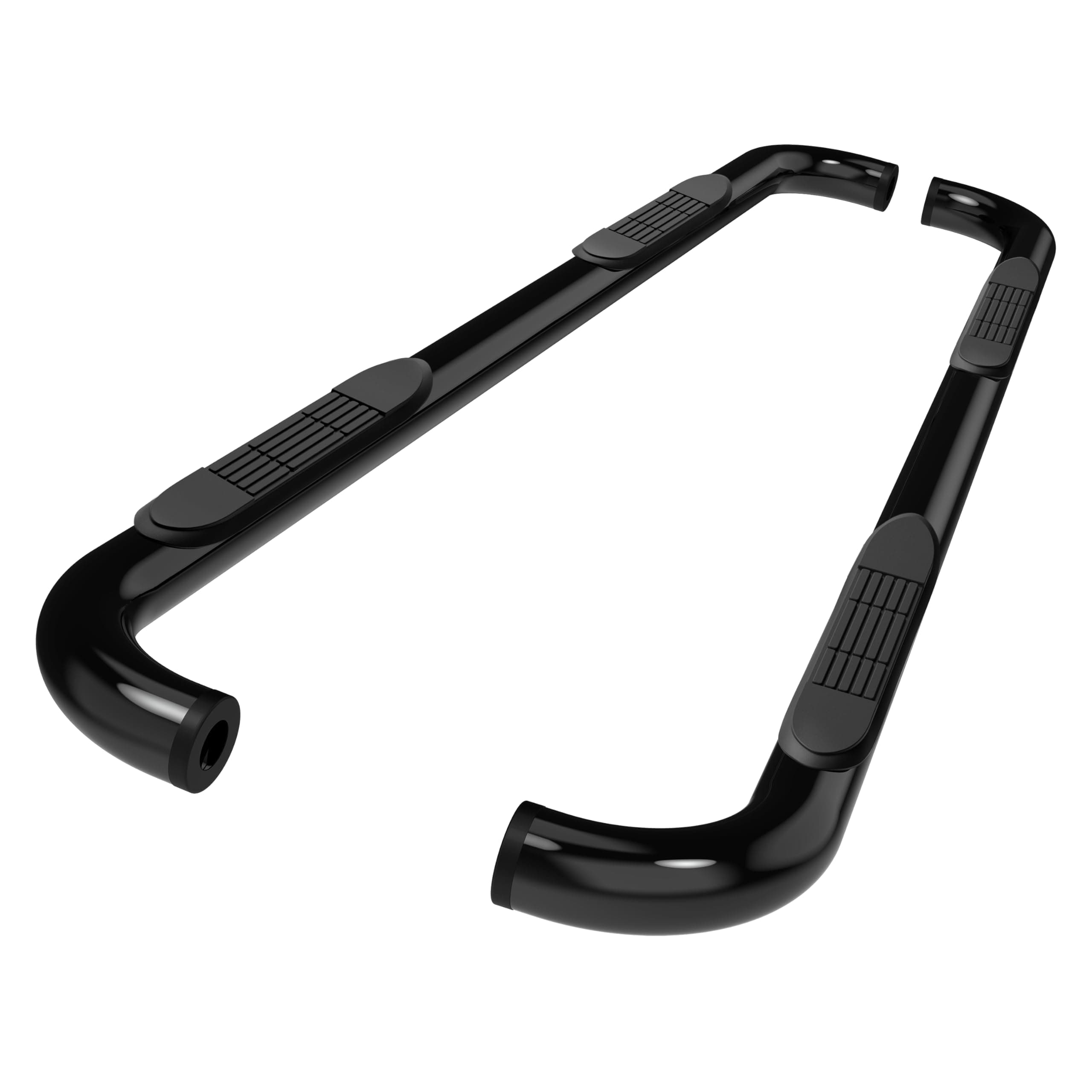 TAC Side Steps Running Boards Fit 2001-2018 Chevy Silverado/GMC Sierra 1500 | 2001-2019 Chevy Silverado/GMC Sierra 2500 3500 Crew Cab Truck Pickup 3" Black Side Nerf Bars Off Road Accessories 2 pcs