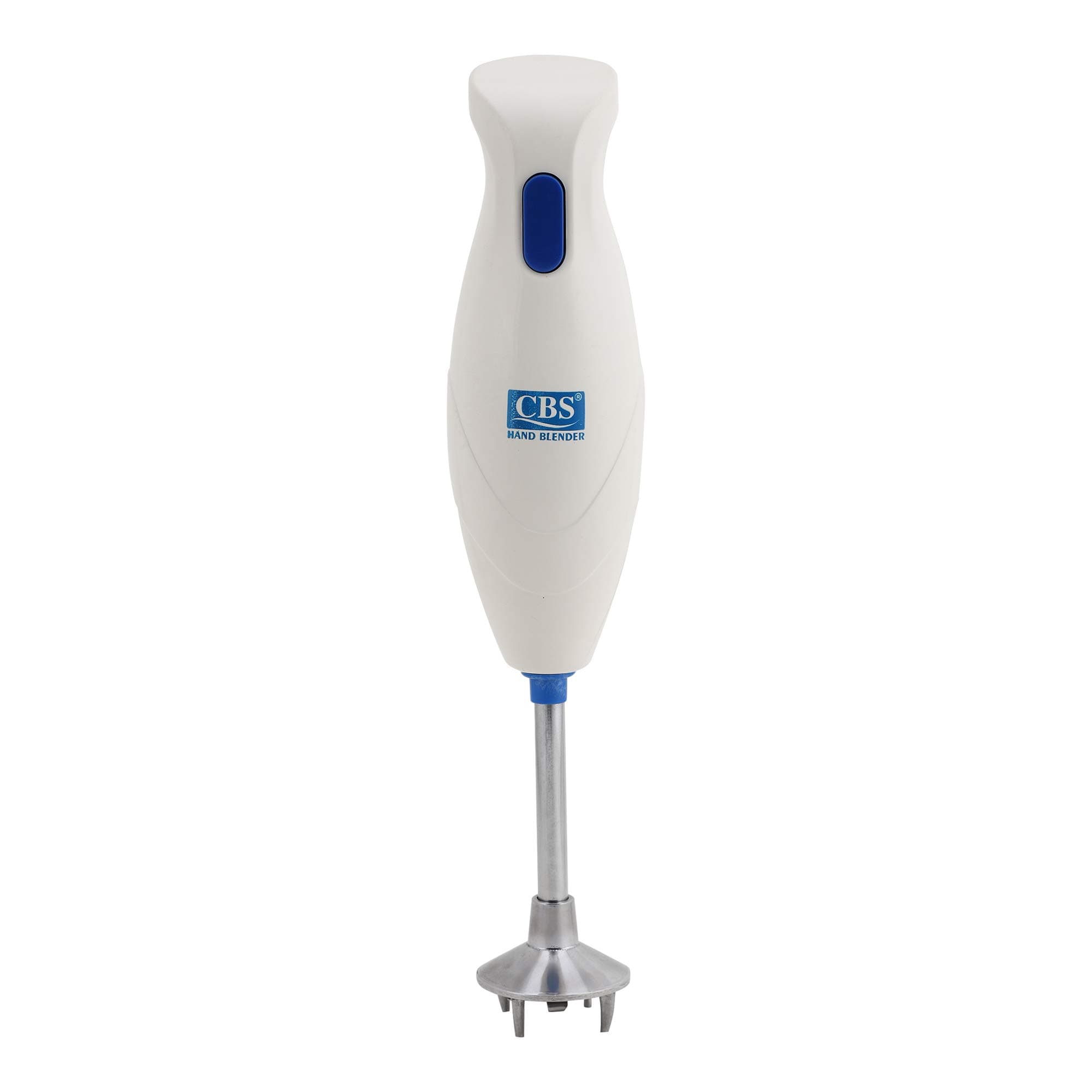 CBS Hand Blender White Emersion Blender 300W Handheld Blender Stainless Steel blade with Milk and Egg Whisk for Baby Food Smoothies Sauces and Puree