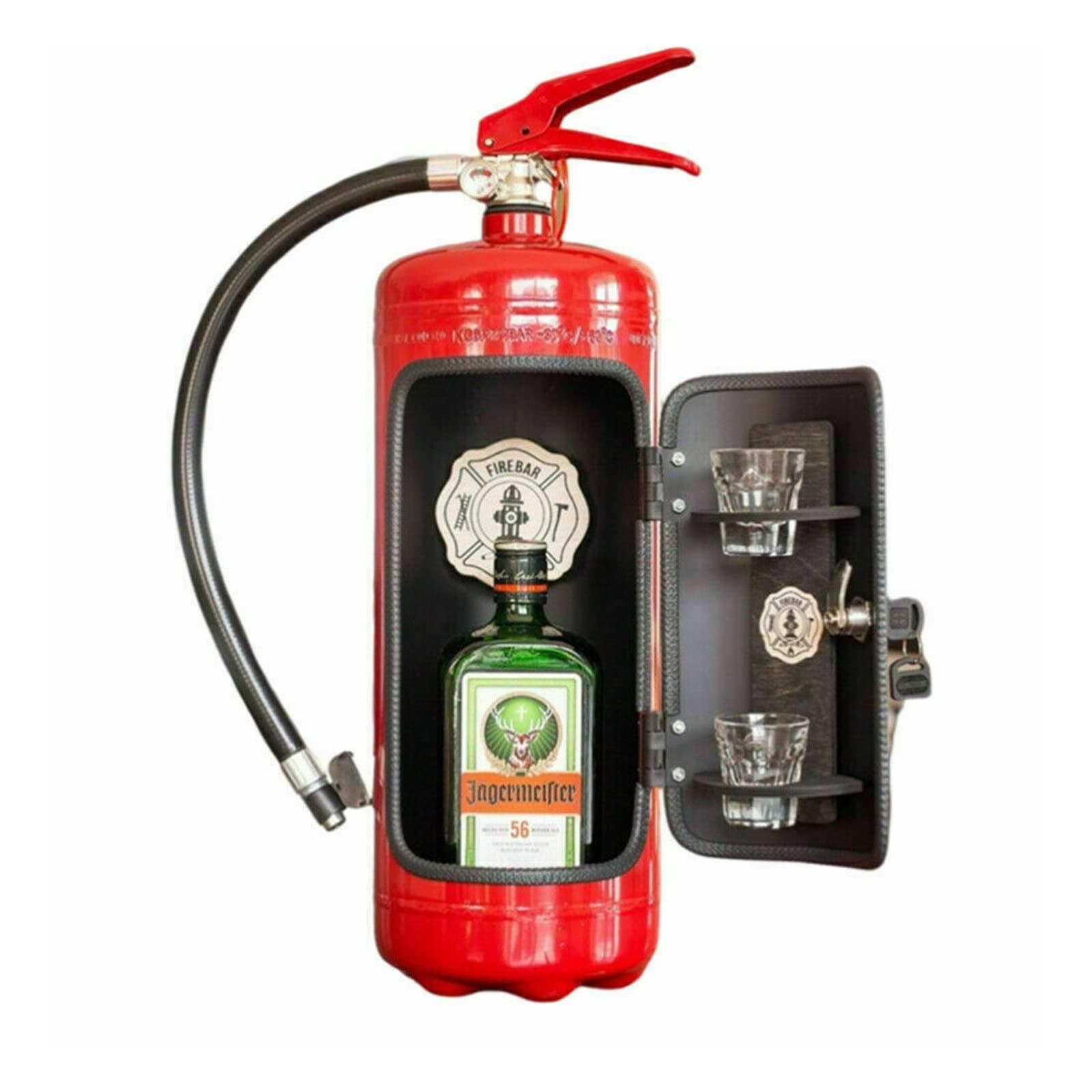 Fire Extinguisher Mini Bar, Fireman Gift, Firefighter Gift,Novelty Fire Extinguisher,Jar Bar Set,Novelty Firefighter Gifts for Men Wine Collectors